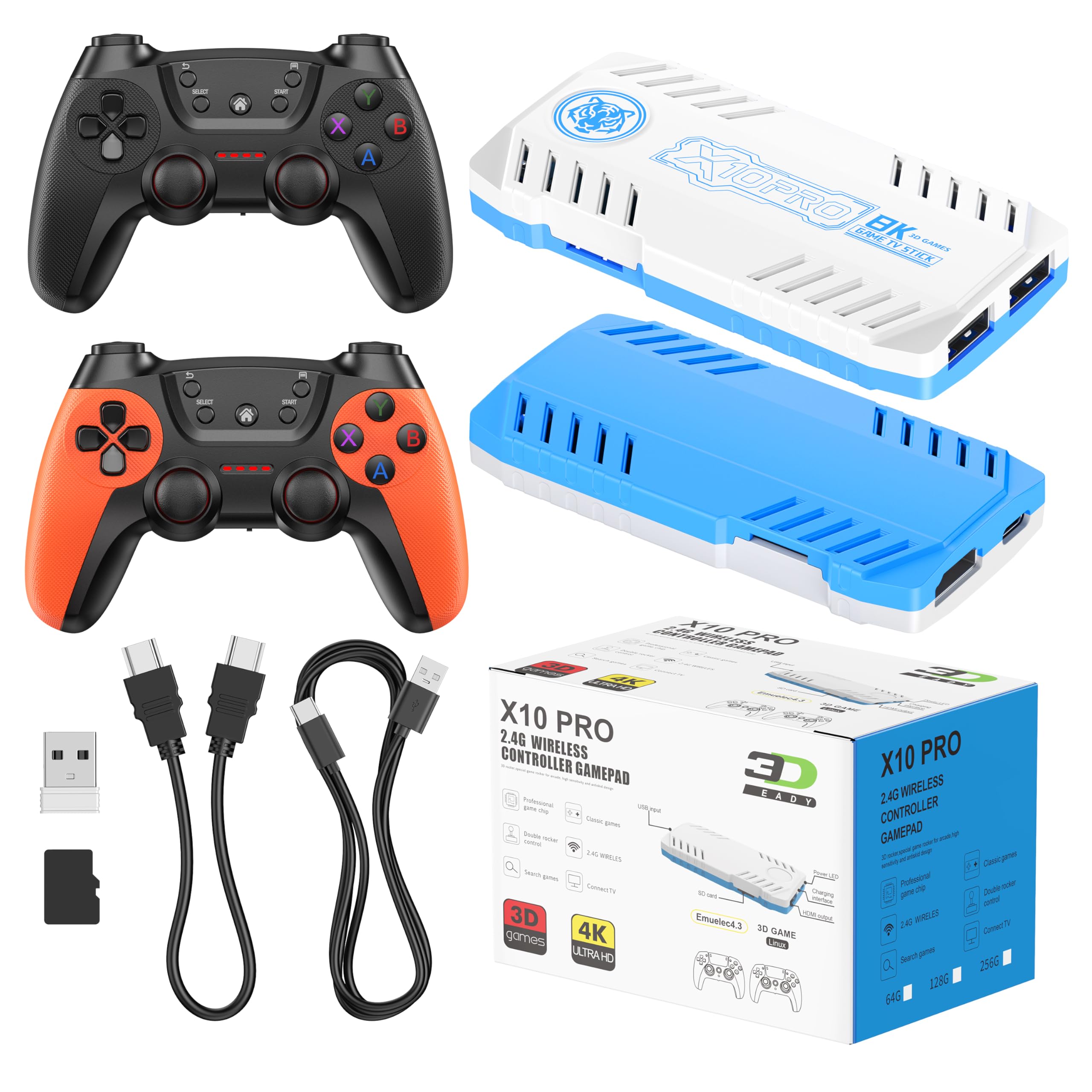 Amazon.com: X10 PRO Retro Game Stick with 50000+ Games, 4K HDMI HD