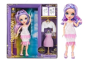 Rainbow High Avery Styles Doll | Purple 11” Fashion Doll with 2 Outfits & Accessories