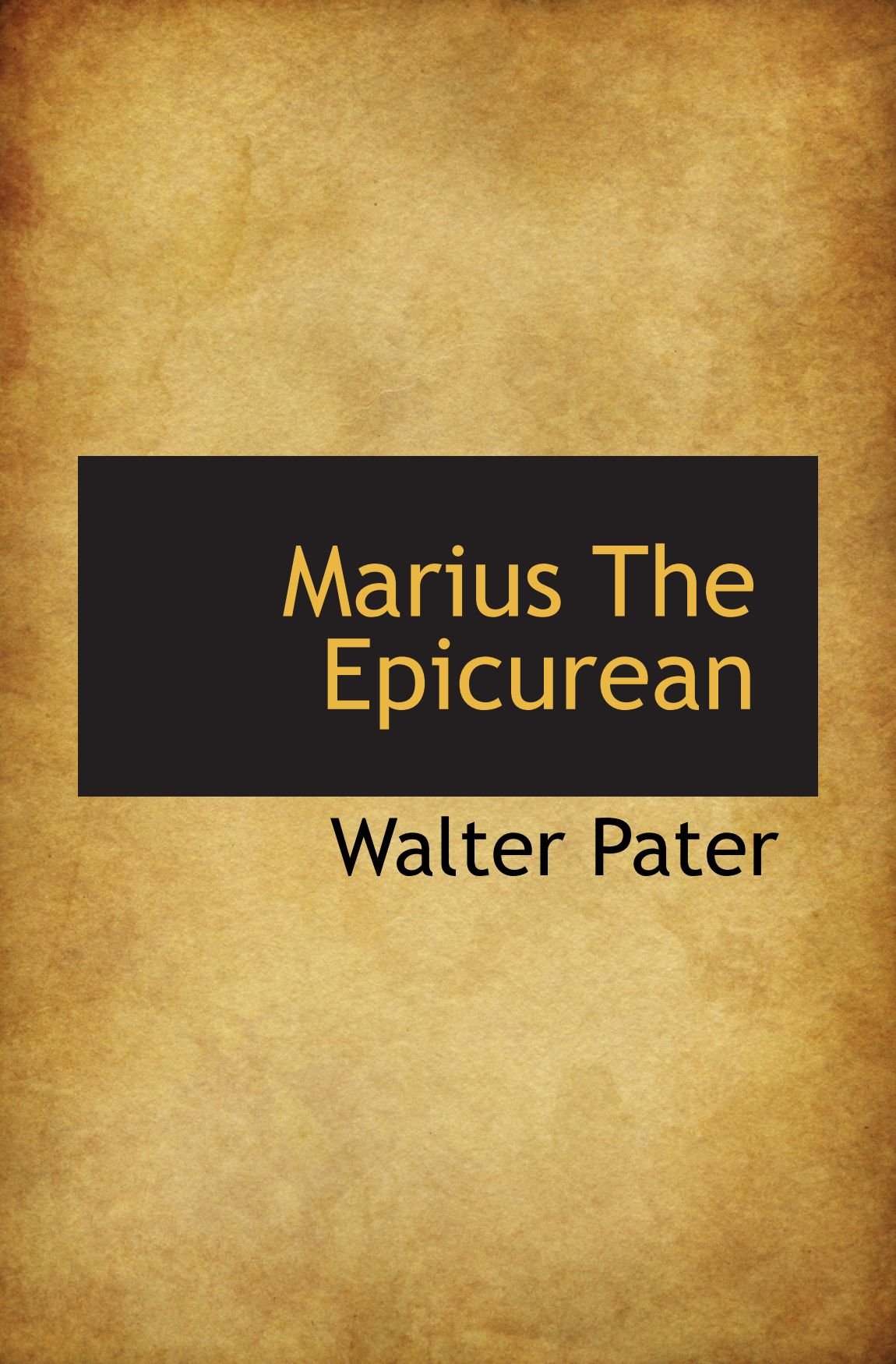 Marius The Epicurean