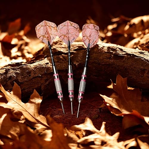 Miniatura 8 de Fat Cat by GLD Products Realtree APC - Dardos de punta de acero rosa camuflaje con estuche de almacenamiento/viaje, 0.81 oz, color negro