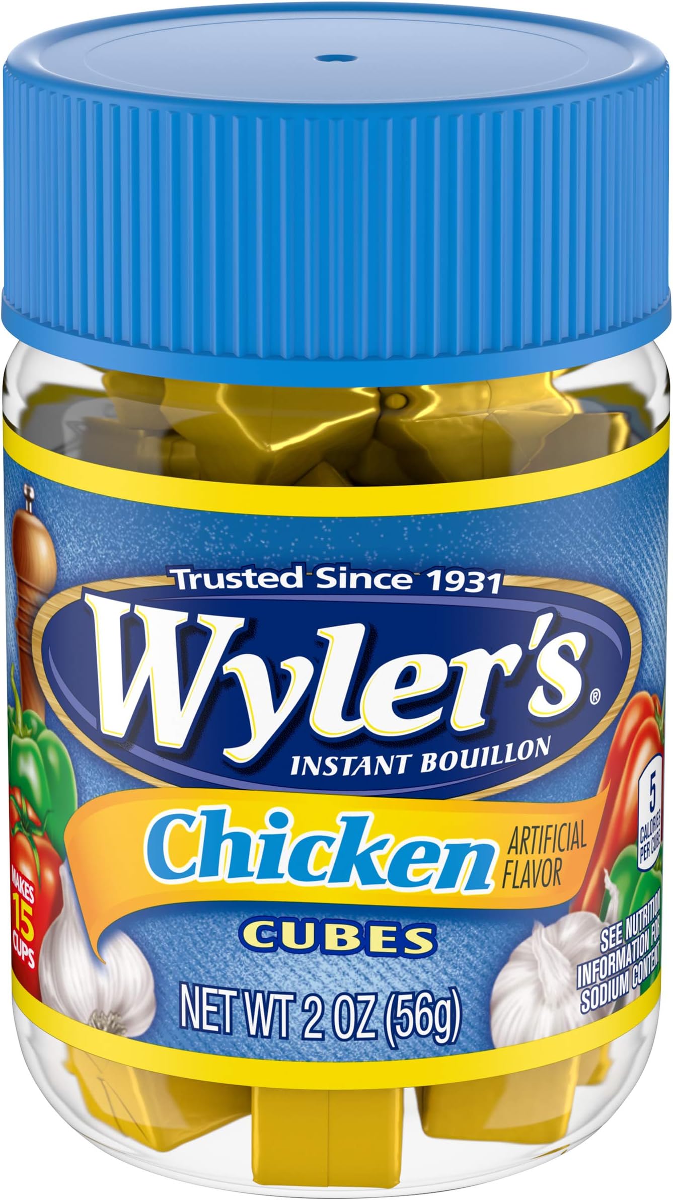 Wellsley Farms Chicken Flavored Bouillon Cubes (Formerly
