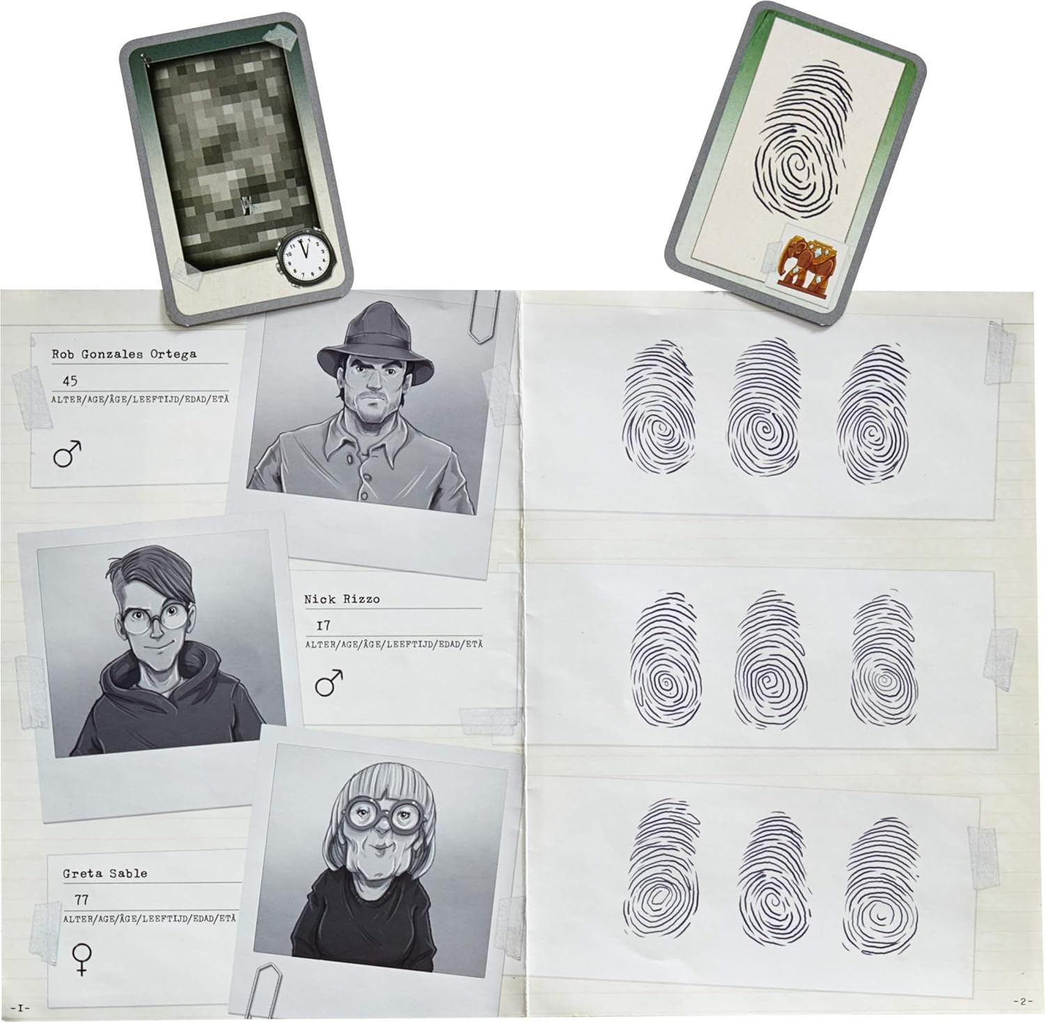 HABA 305543 The Key- Theft in Cliffrock Villa- an Investigation Game for 1 to 4 Clever Detectives Ages 8 and up- English Instructions (Made in Germany)
