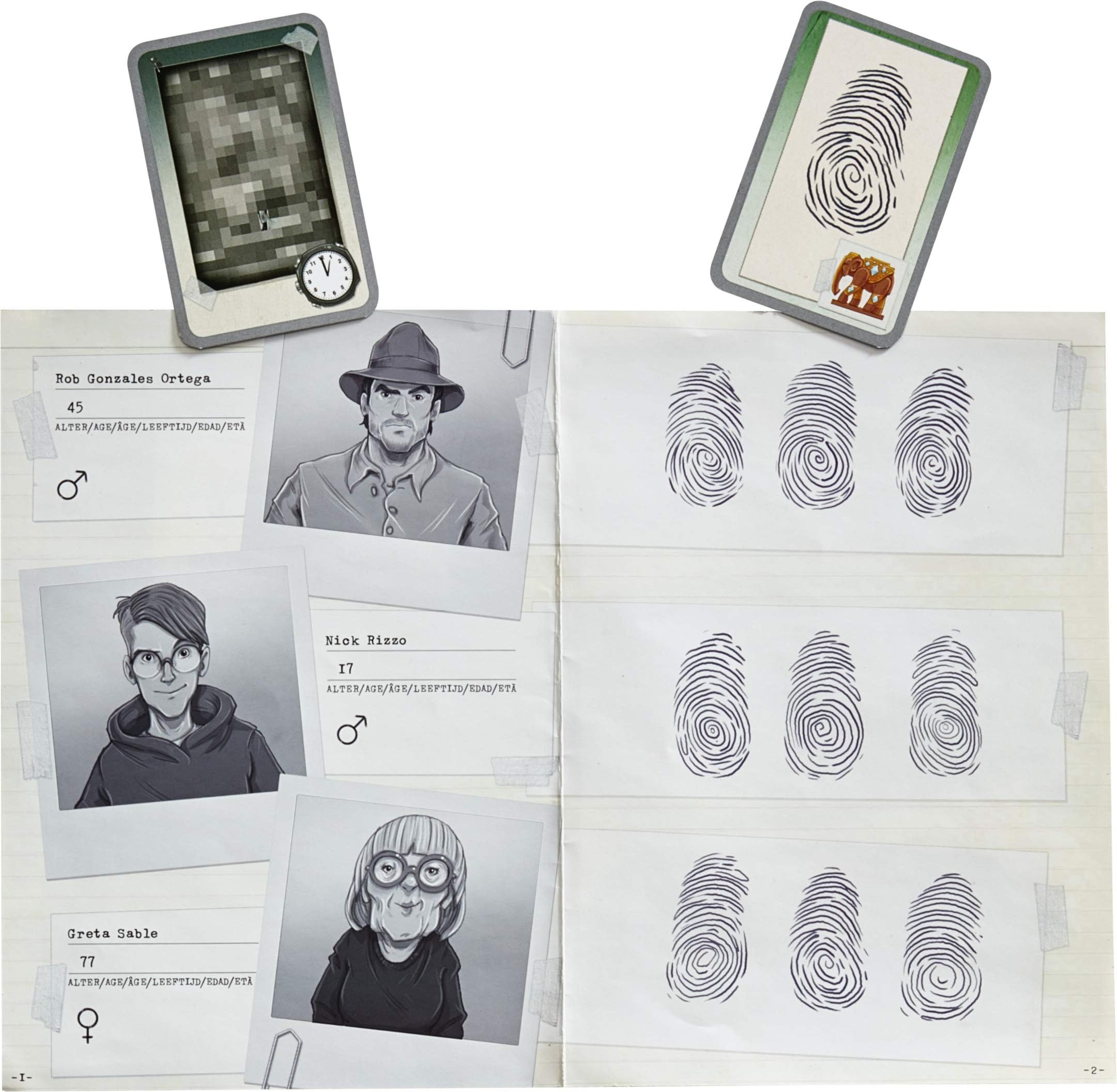 HABA 305543 The Key- Theft in Cliffrock Villa- An Investigation Game for 1 to 4 Clever Detectives Ages 8 and up- English Instructions (Made in Germany)