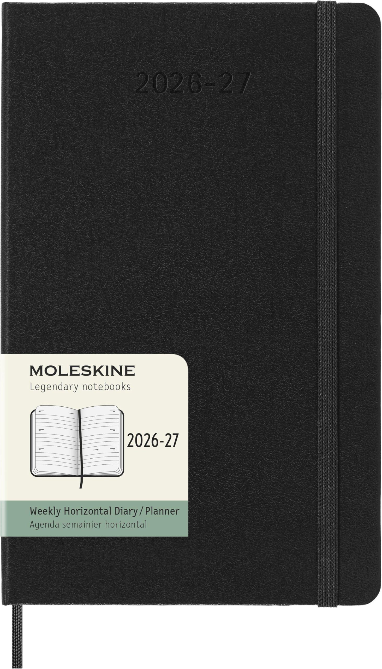 Moleskine 2027 18-Month Weekly Horizontal Large Hardcover Not... - 8056999279929