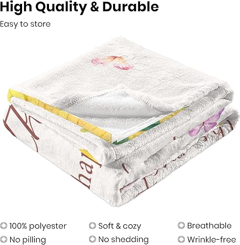 Miniatura 6 de AIYUBOFUN Manta de regalo de 60 cumpleaños para mujer, regalos de cumpleaños 60 para mujeres, regalos de cumpleaños de 1963 para mujeres, regalos