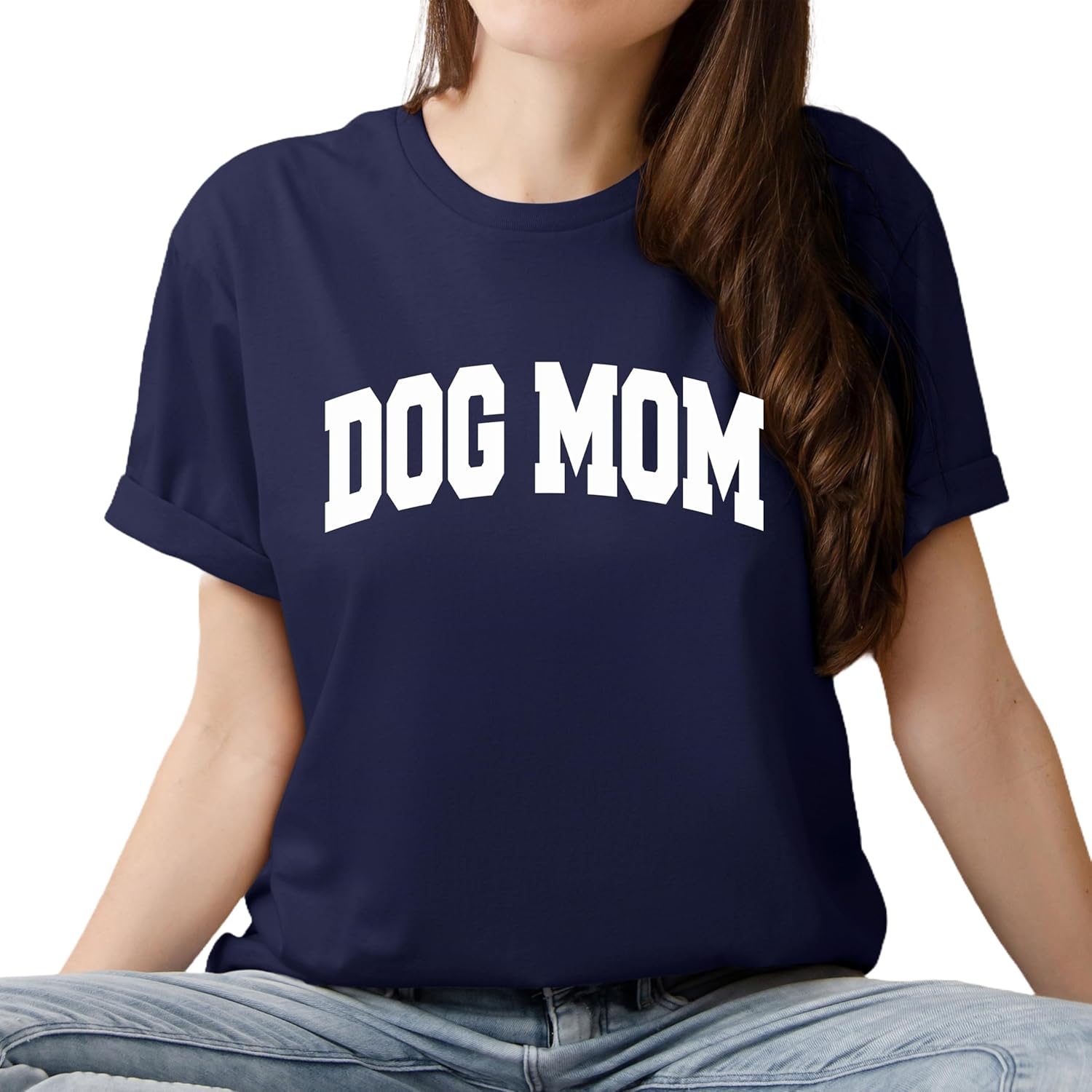 Custom Dog Mom Shirt for Women Pet Ears Sweatshirt with Name Unique Puppy Line Art Cute Dad Hoodie for DogDad Owner Lover - Image 8