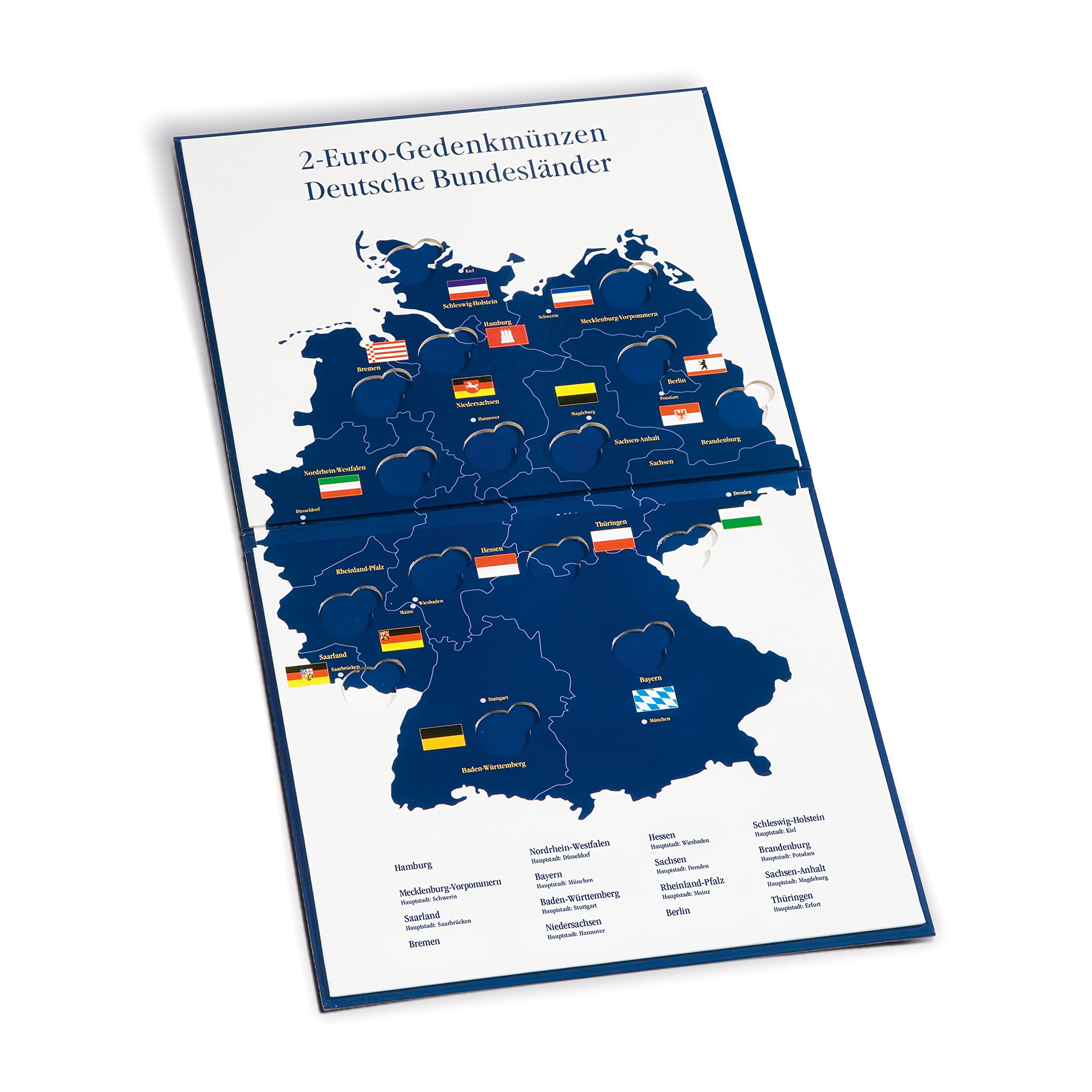 Presso Münzalbum für 2 Euro Münzen "Deutsche Bundesländer"