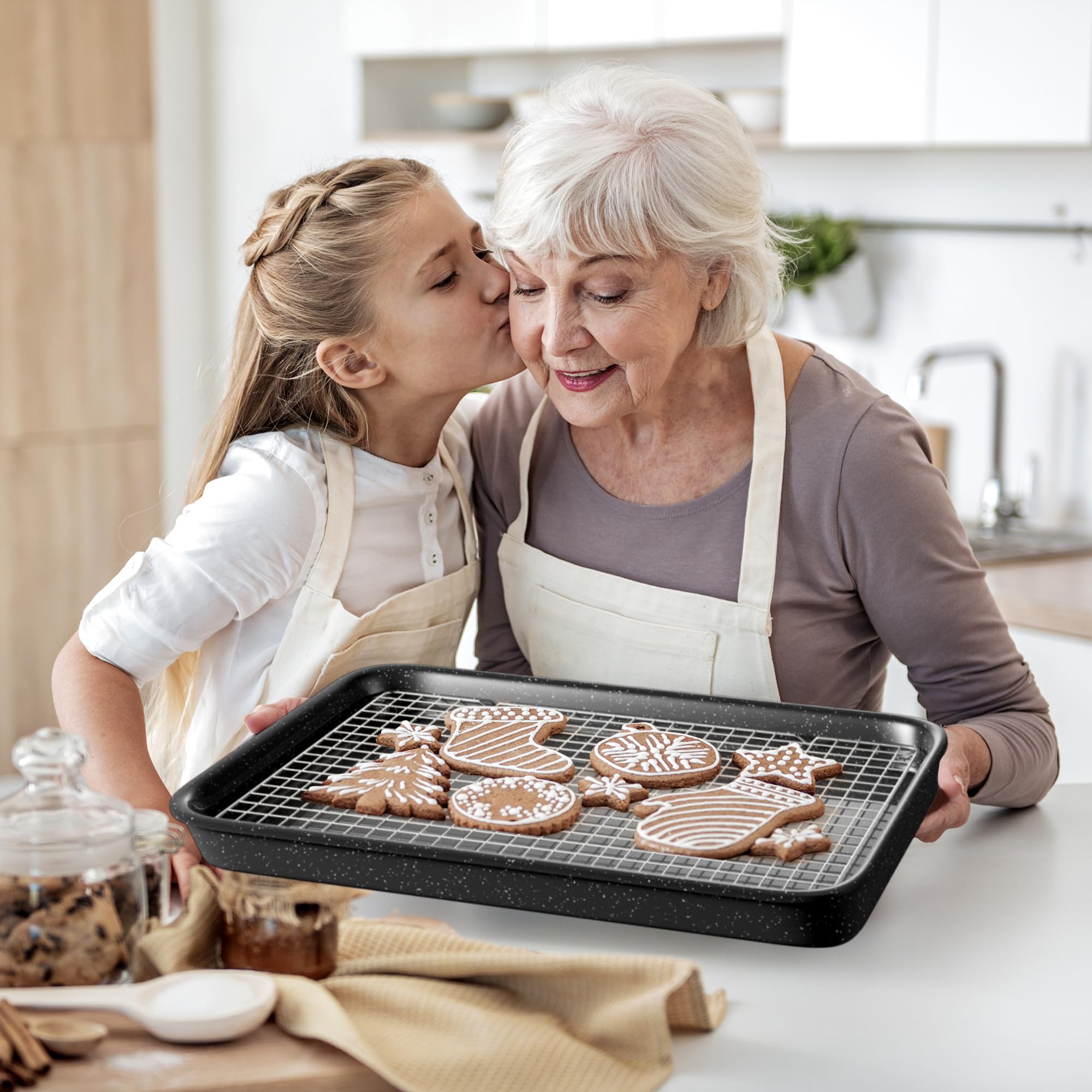 RIOVARM Inducción Juego de ollas y sartenes con Tapas Antiadherente Sartenes y ollas Granito Juegos de sartenes Sin PFOA Sartén Cazuela Sartén para asar Plato para tartas
