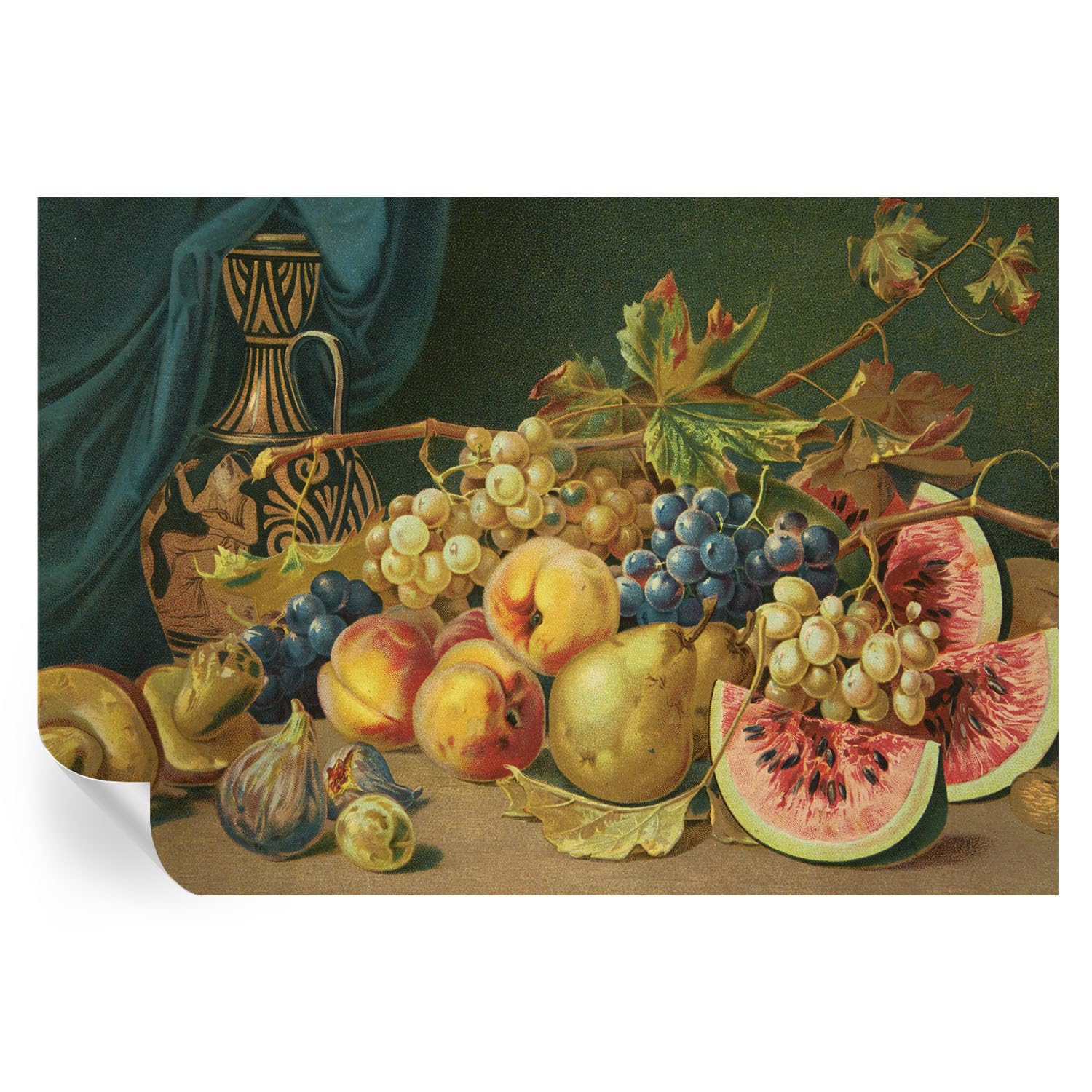 Cubiertas de pared rápidas y vinilos Encanto frutal 152x104 cm para salones