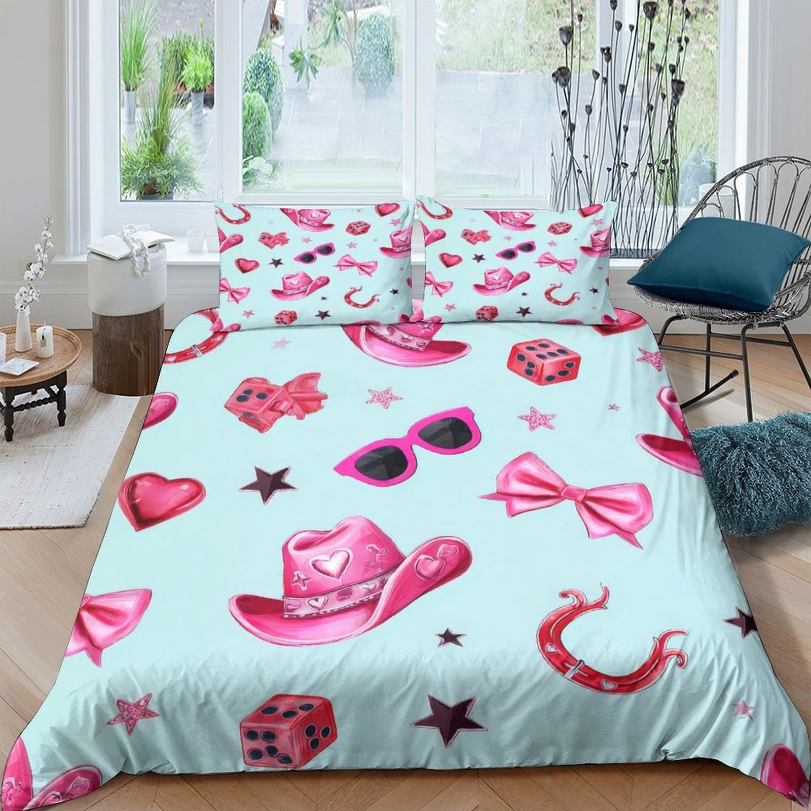 Ctjqhvkz Style-1 3D Printed Fitted Sheet Microfiber Durable Bed Cover For Bedroom And Guest Room, Anti-Slip, Washable, Dustproof, Decorative For Home And Rental Use Single（135X200cm）