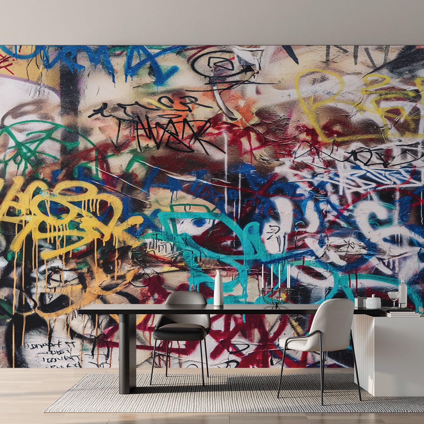 Generisch Vliestapete Street Art Tapete, 200x140 (B x H)