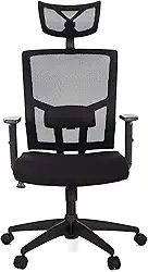 Cadeira Para Escritório Presidente Giratória Ergonômica ANM312 P