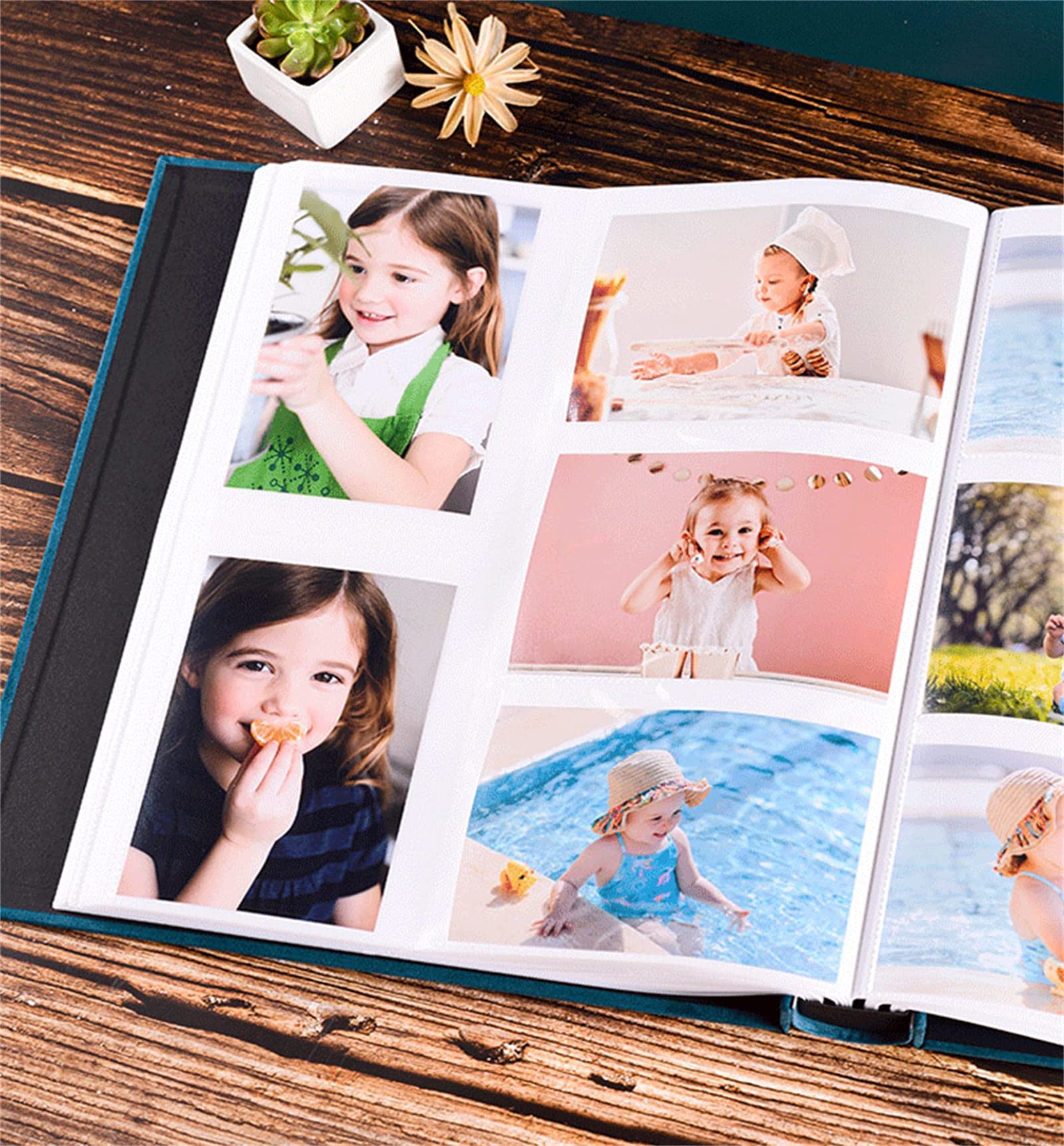 Amazon.co.jp: LANGZDHE フォトアルバム、5インチの大容量インター