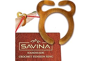 Savina Horn Yarn Tension Ring: Crochet in Comfort!
