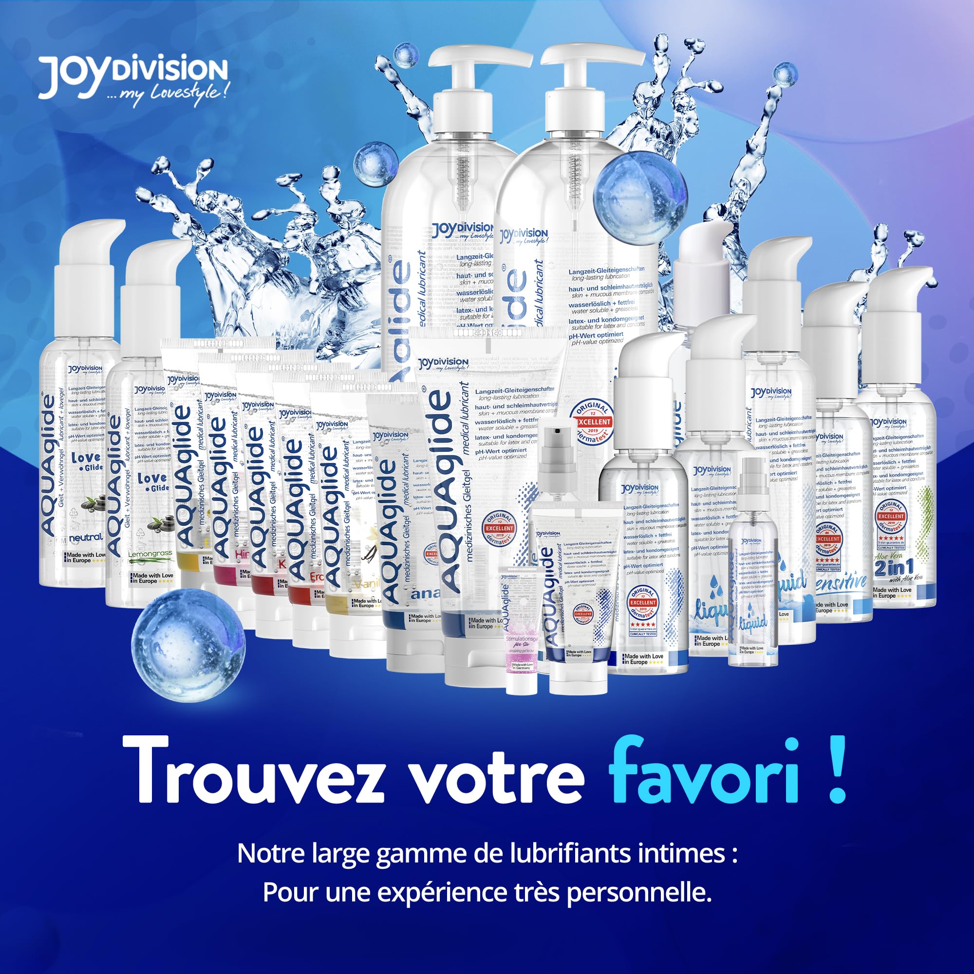 JOYDIVISION- 6170400000- Lubrifiant AQUAglide 1 l