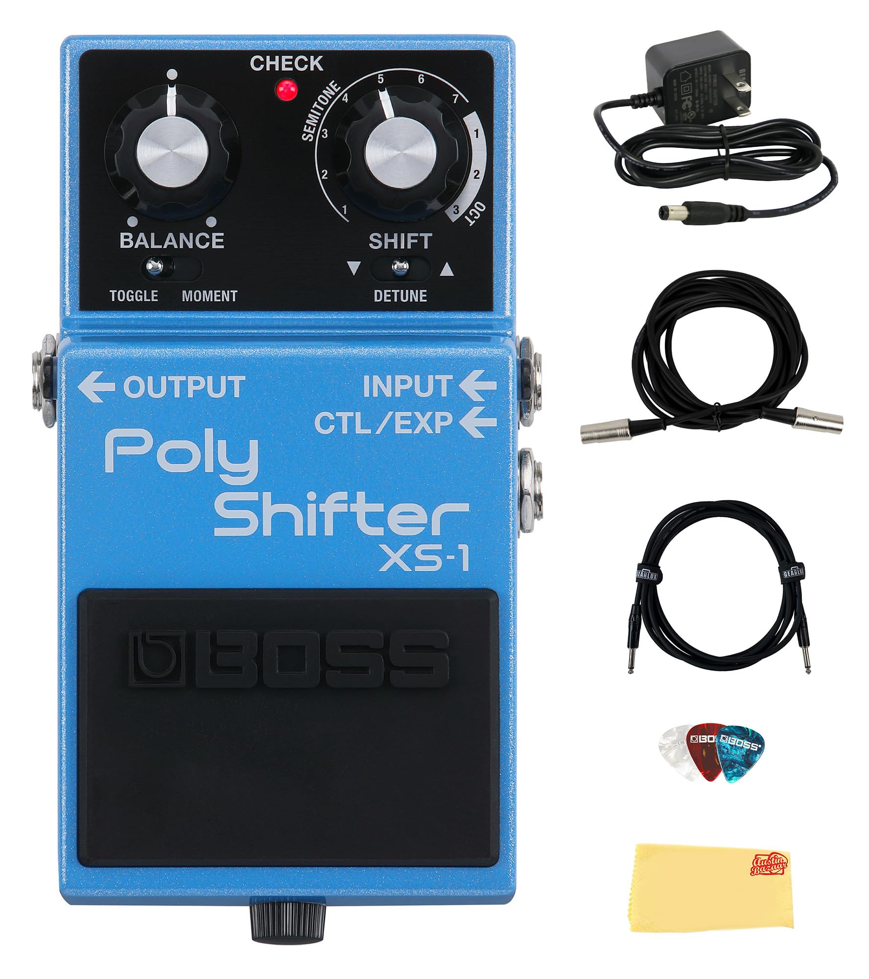 Amazon.com: Boss XS-1 Poly Shifter Pedal Bundle with Gearlux Power