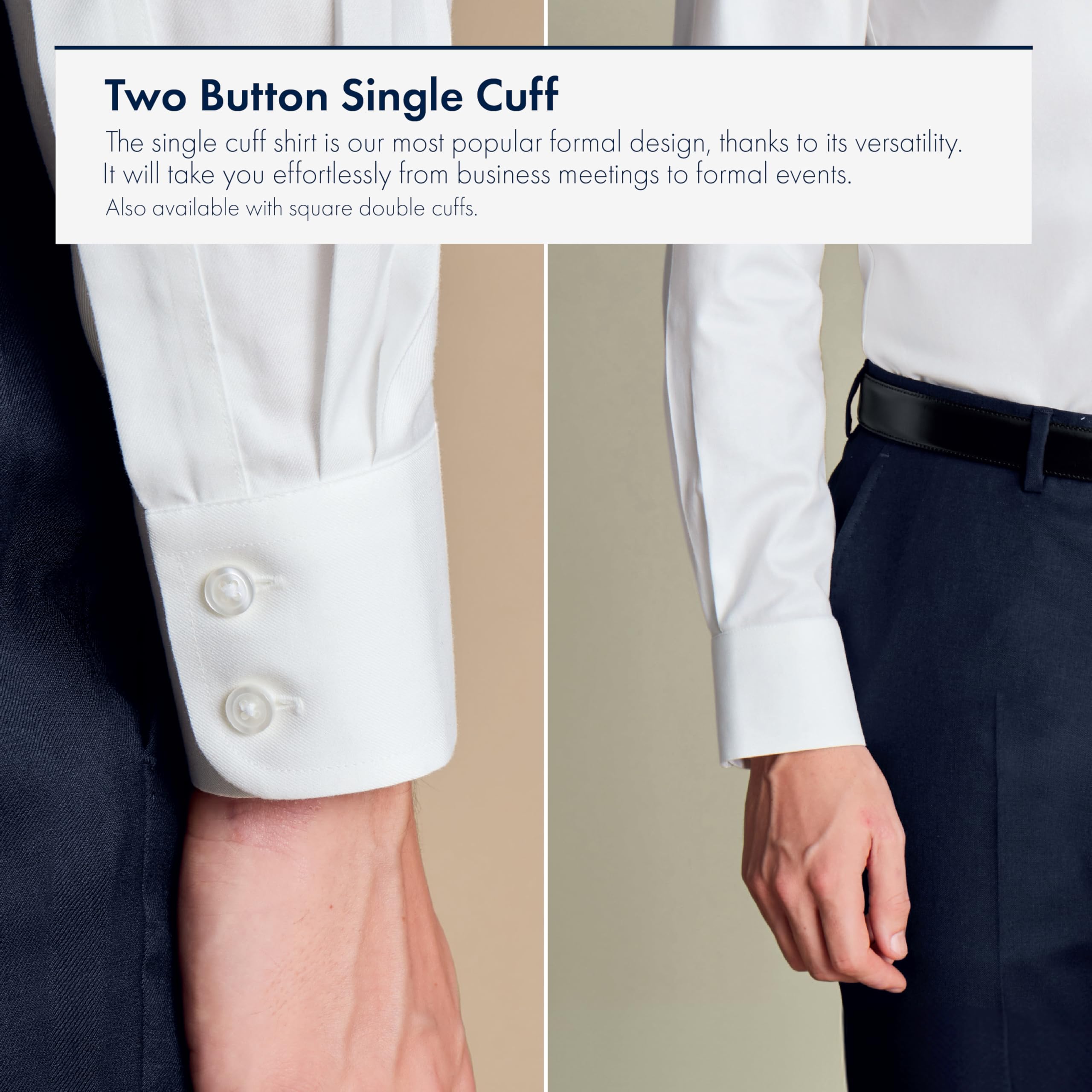 Bügelfreies Extra Slim Fit Twill-Hemd in Weiß