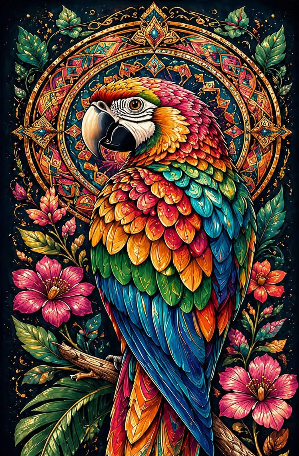 Puzzle 2000 Piezas para Adultos y Familia - Flor Loro | Rompecabezas de 100x70 cm | Juego de Mesa de Descompresión y Relajación Cumpleaños