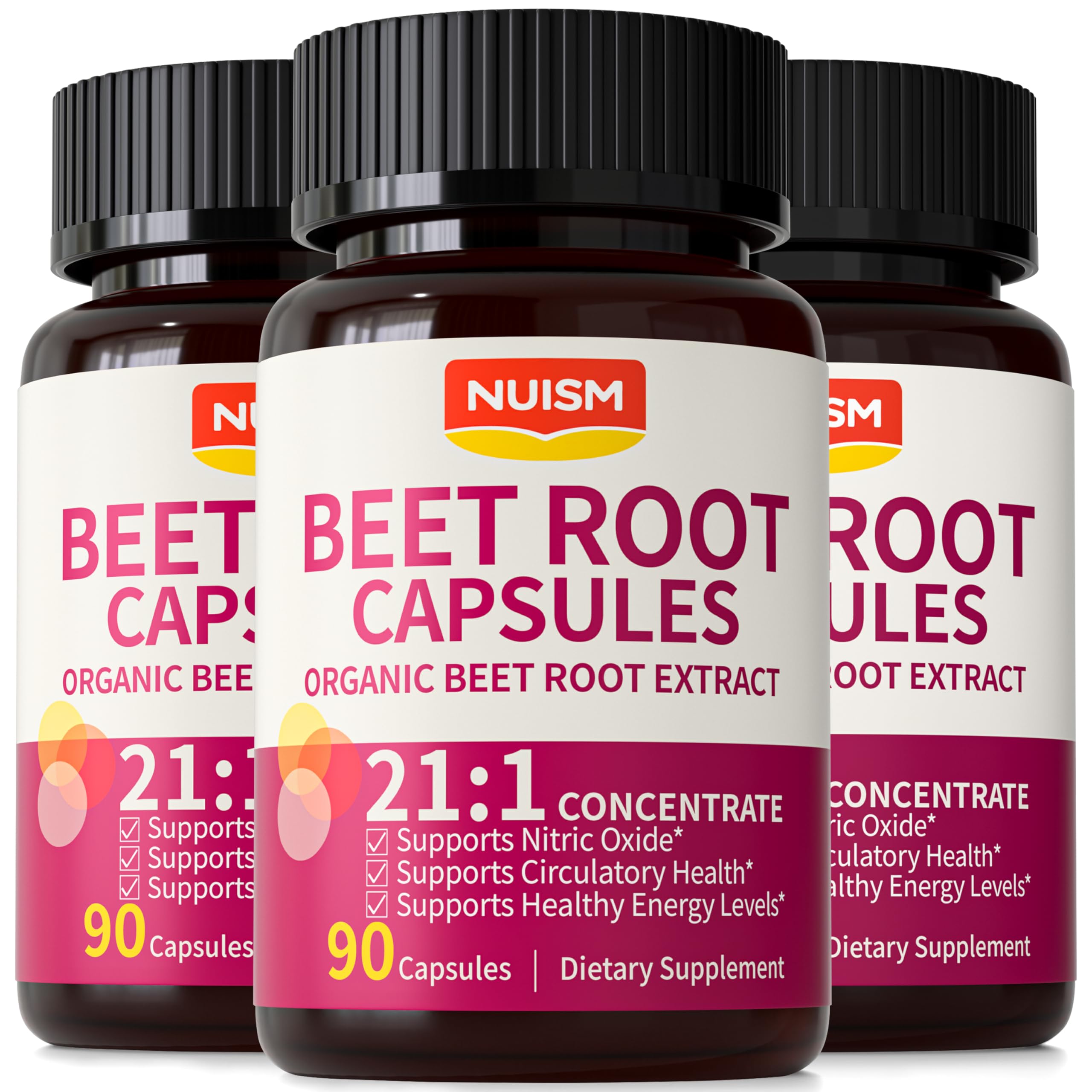 Organic Beet Root Powder Superfood, Natural Beets Supplement with Beetroot, Tart Cherry & Grape Seed Extract, Nitric Oxide Support for Energy, Endurance, Circulation & Heart Health* 35 Servings — Amazon image 12