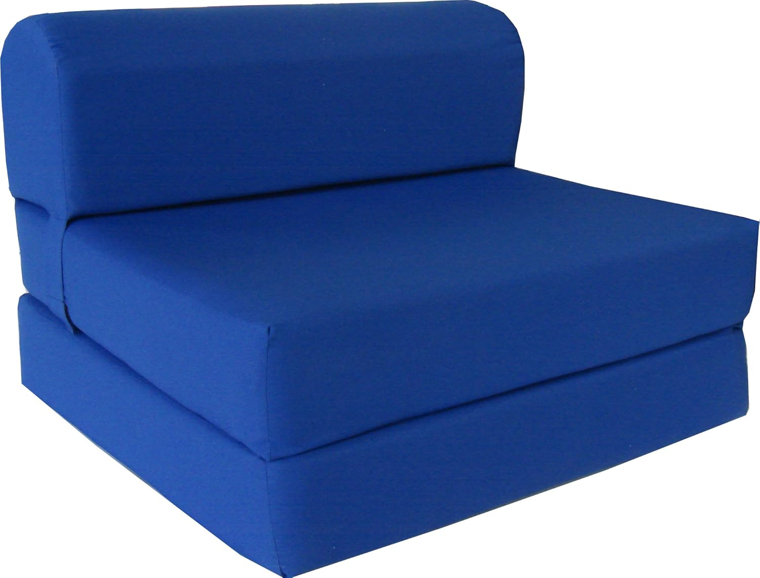 D&D Futon Furniture Royal Blue Sleeper Chair Folding Foam