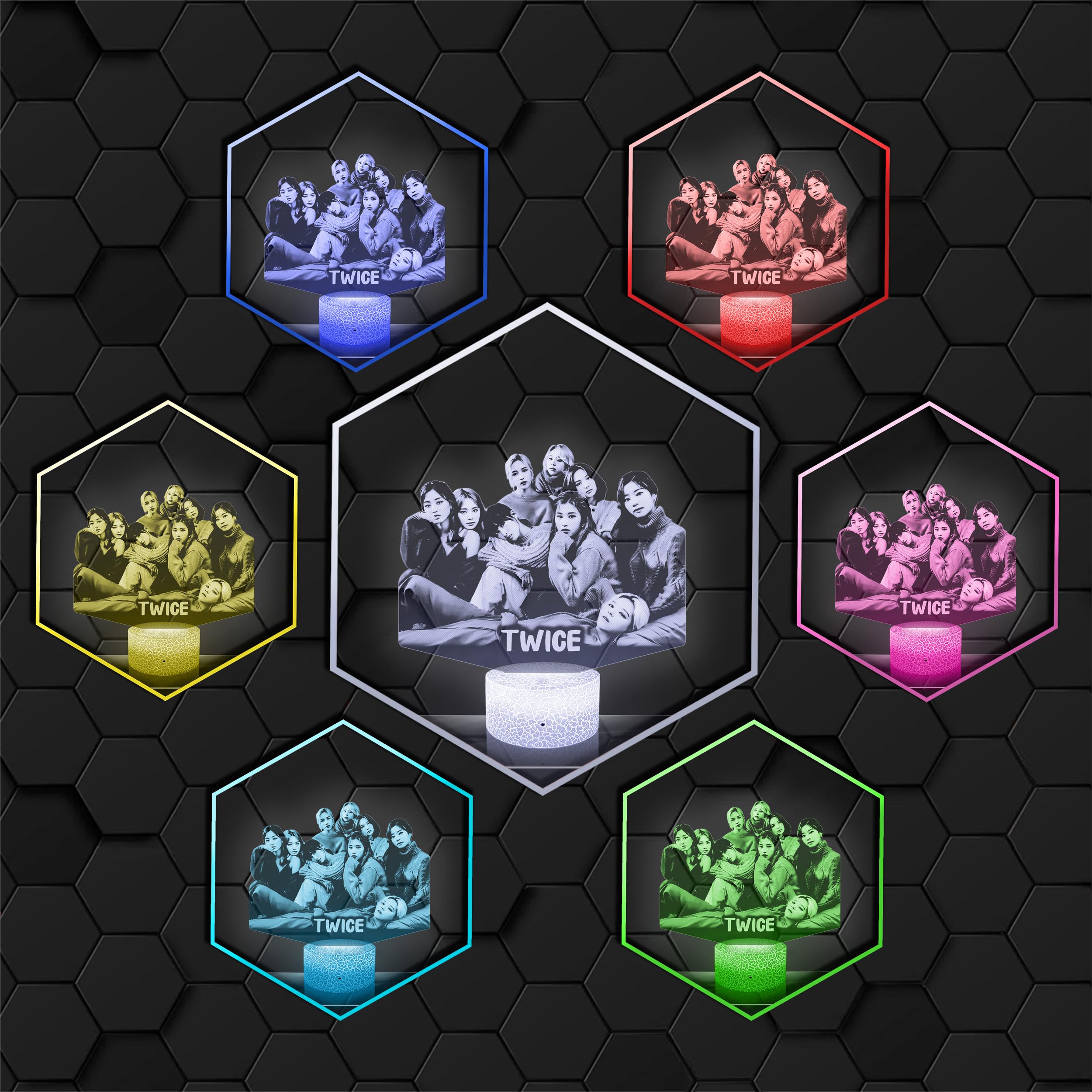 Lampada 3D Stray K - Decorazione Luce Notturna, Personalizzabile, Idea Regalo K-pop