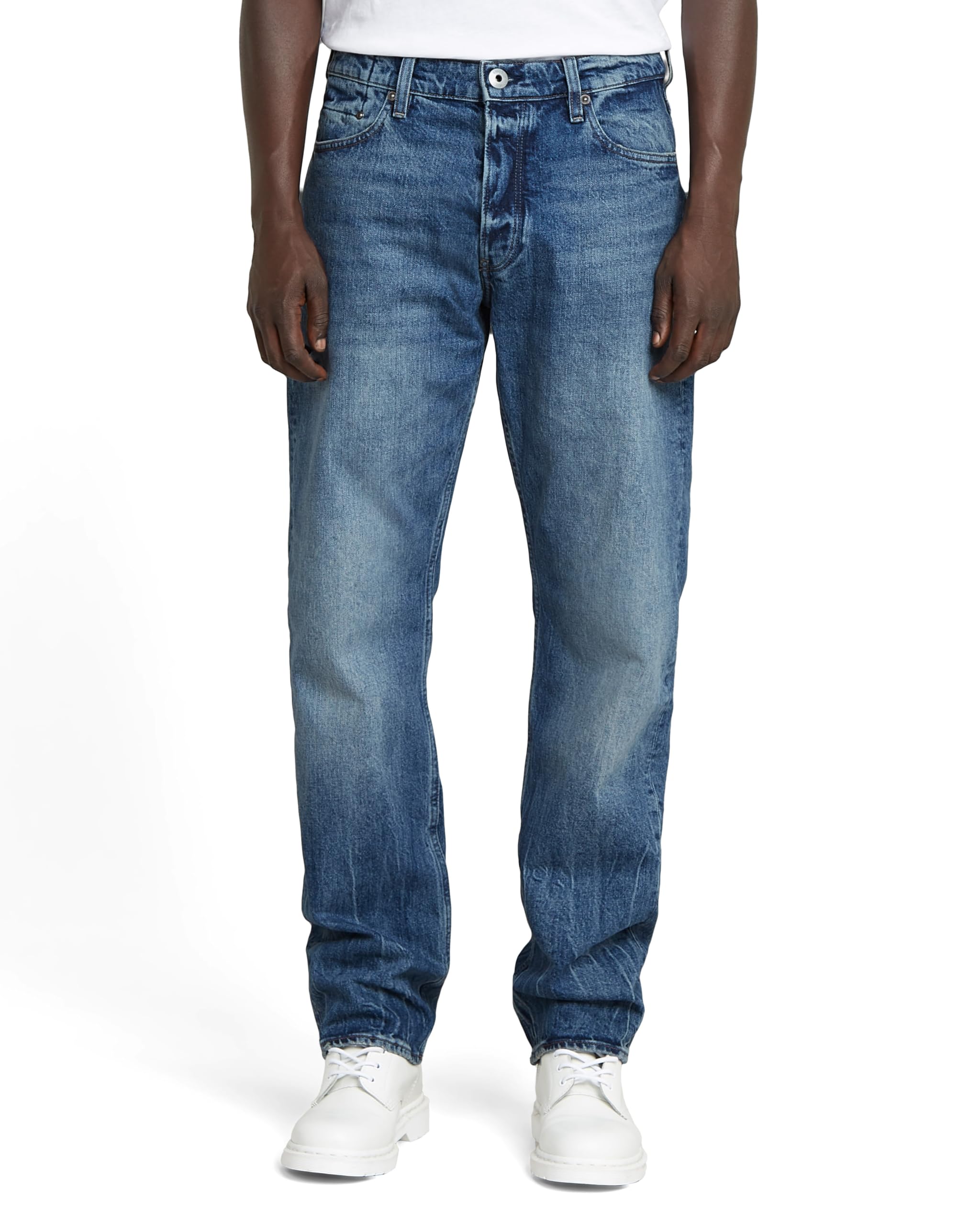 G-STAR Herren Dakota Regular Straight Jeans, Blau (Faded Blue Marble D23691-D434-G723), 38W / 34L