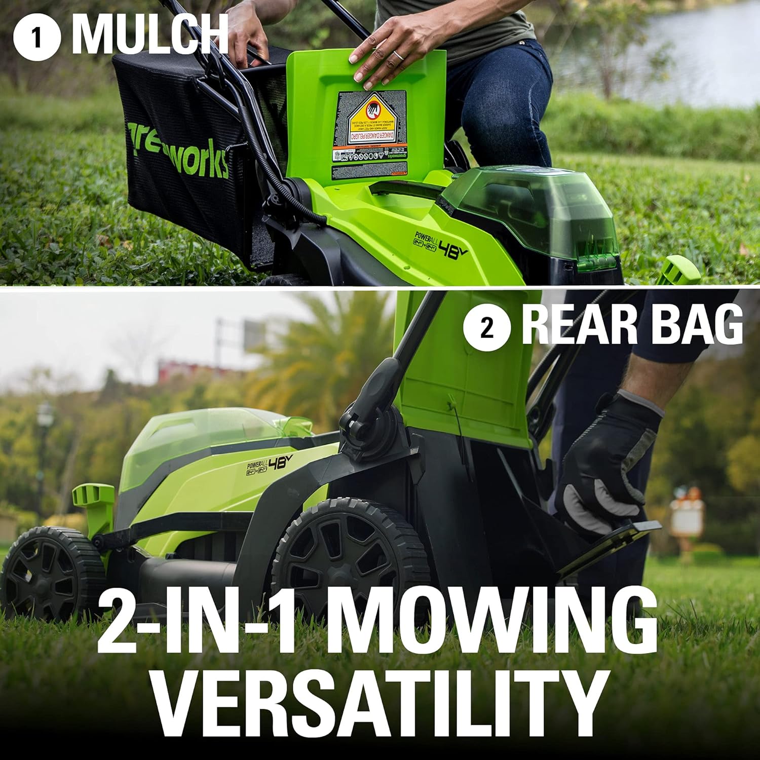 review Greenworks 2 x 24V (48V) 14