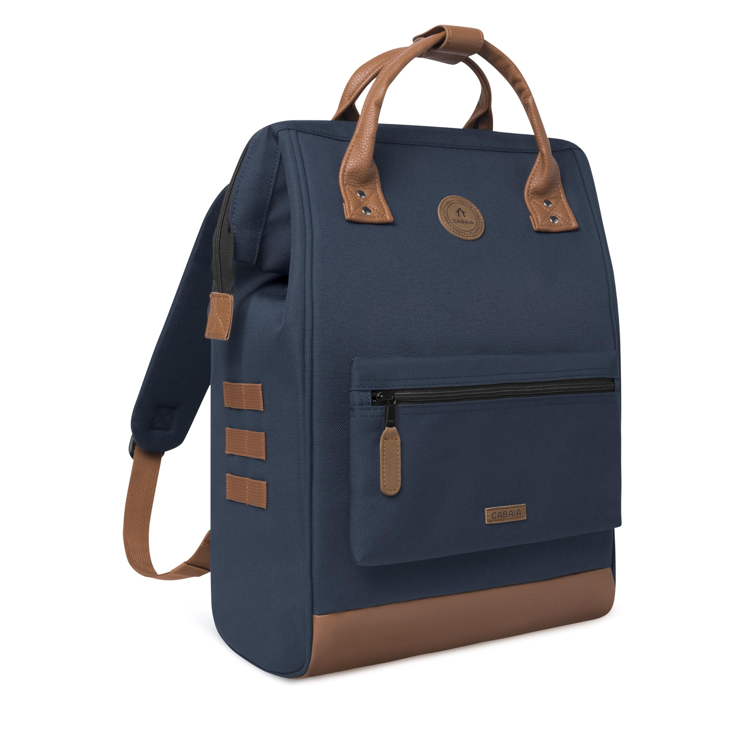 Cabaïa Zaino Donna Adventurer Chicago 23L - Laptop 15" - Impermeabile | Bagaglio a mano · Grande apertura · Tasche MOLLE intercambiabili · Vegan · Durevole