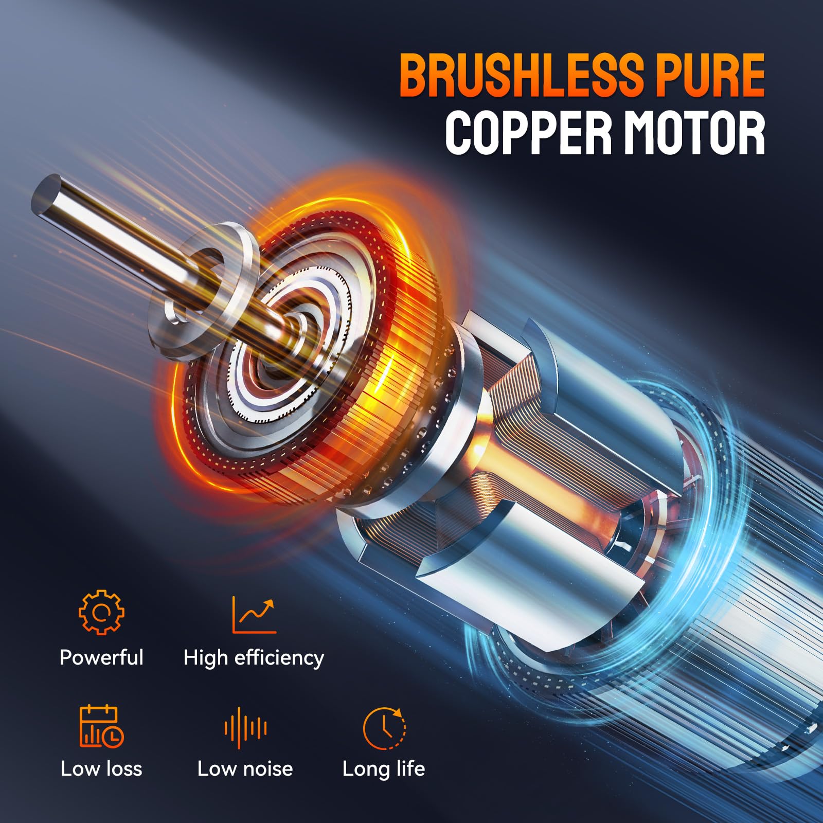 BDJHMP Cordless Brushless Rivet Gun, Portable Automatic Electric Riveter Kit for 1/8