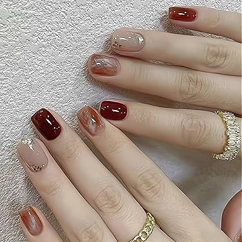 roo_lotページ ネイルチップ 楽天市場】ネイルチップ ショート ジェル パールラメ オレンジ