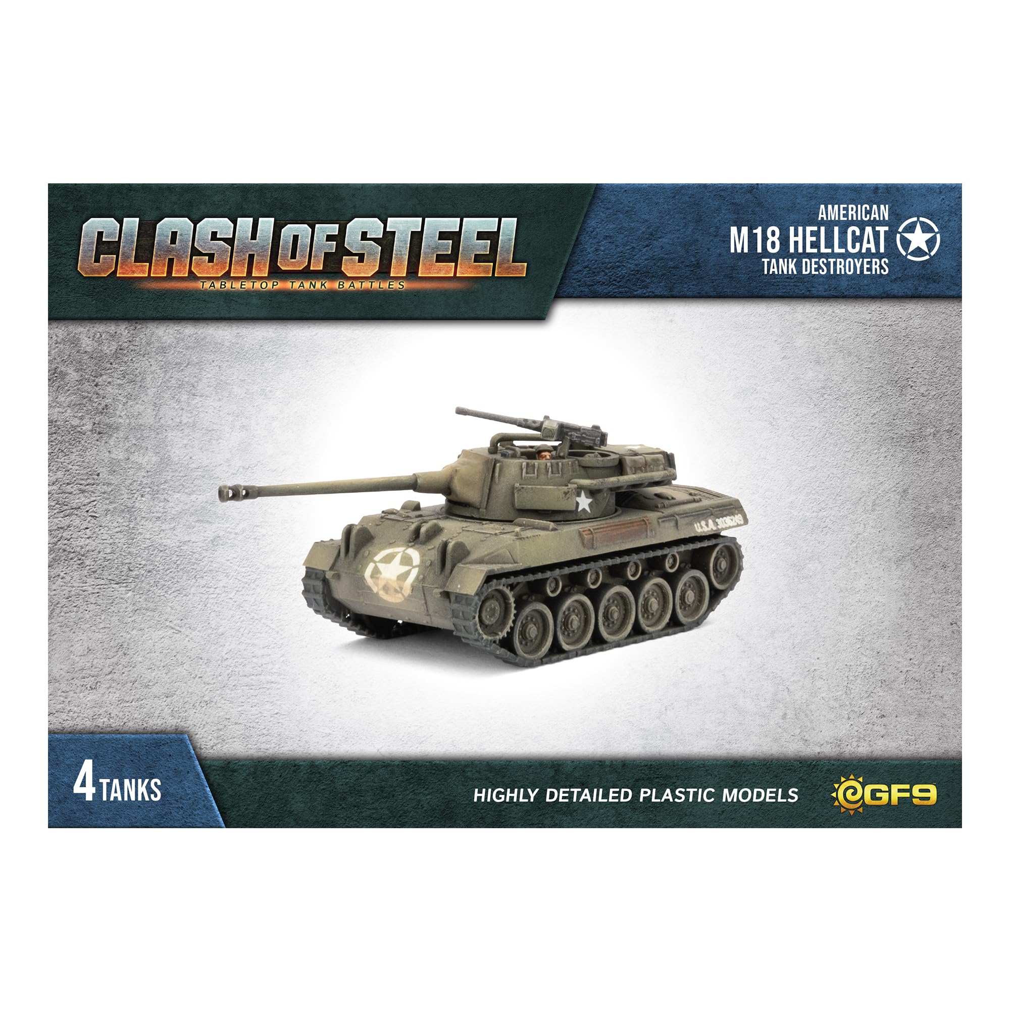 Gale Force Nine - Clash of Steel - Niszczyciele czołgów M18 Hellcat