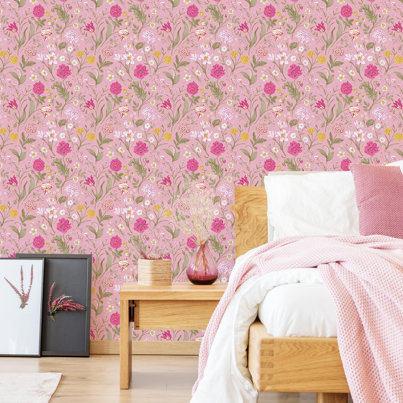 Qianglive Papel Tapiz Morado Para Despegar Y Pegar, Papel De Contacto Texturizado De 17.3 X 160 Pulgadas, Moderno Papel De Pared Autoadhesivo, Extraíble, Impermeable, Papel Tapiz De Vinilo Para