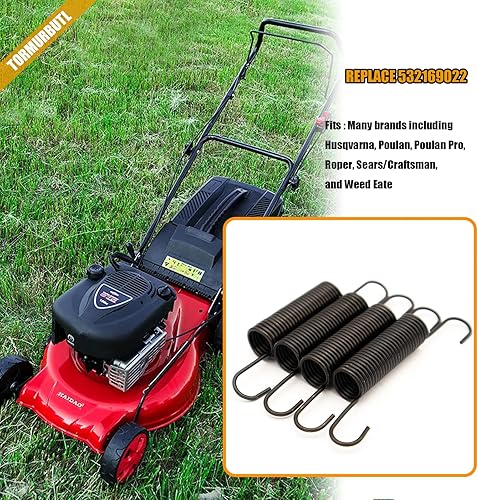 Miniatura 4 de 532169022169022 Muelle de retorno de repuesto Husqvarna AYP Craftsman 133503 532-169022 169022 (paquete de 4)