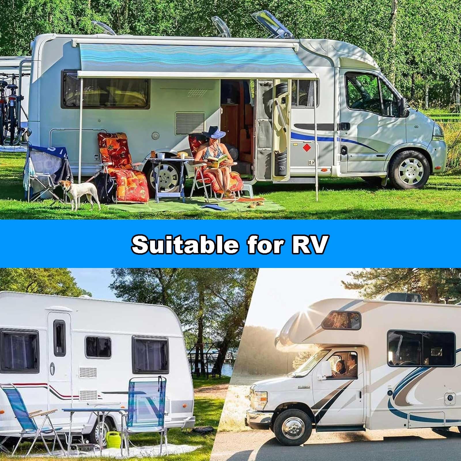 Generisch Winter mit Edelstahlboden, 0,8–0,9 m hoch, strapazierfähige Außenabdeckung für Wohnmobil, Gartenlagerung, Wind- und schneefest, langlebig und praktisch