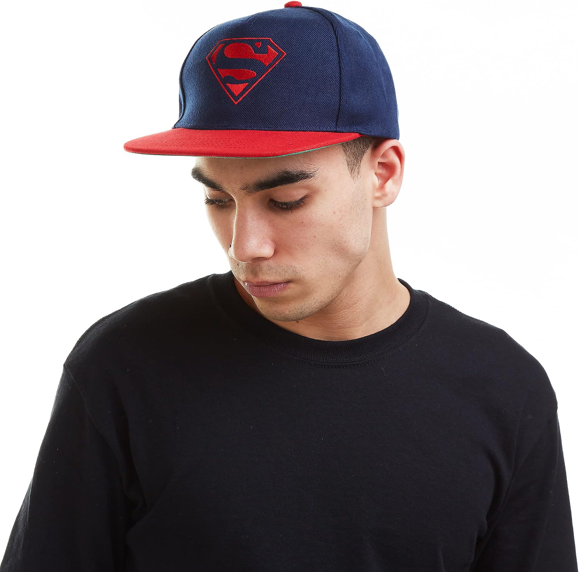 DC Comics Men's Superman Mono Snapback Beanie