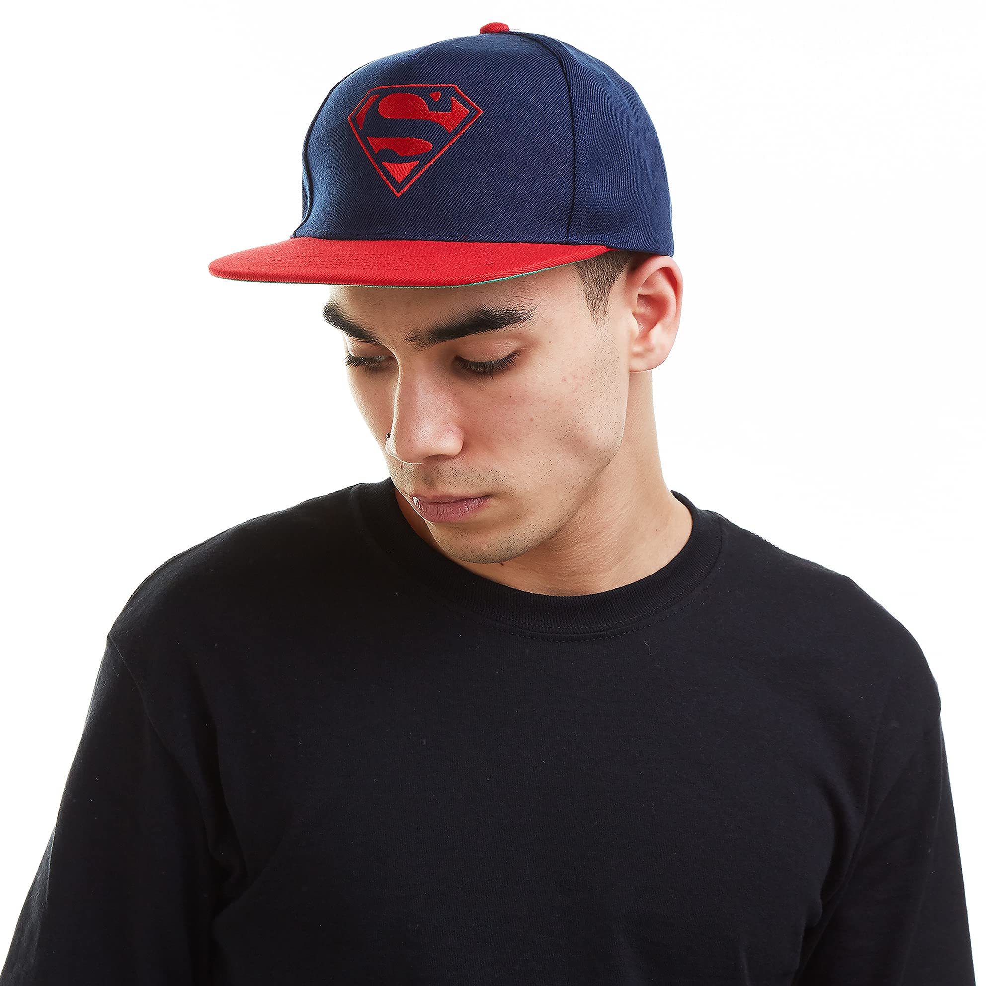 DC Comics Men's Superman Mono Snapback Beanie