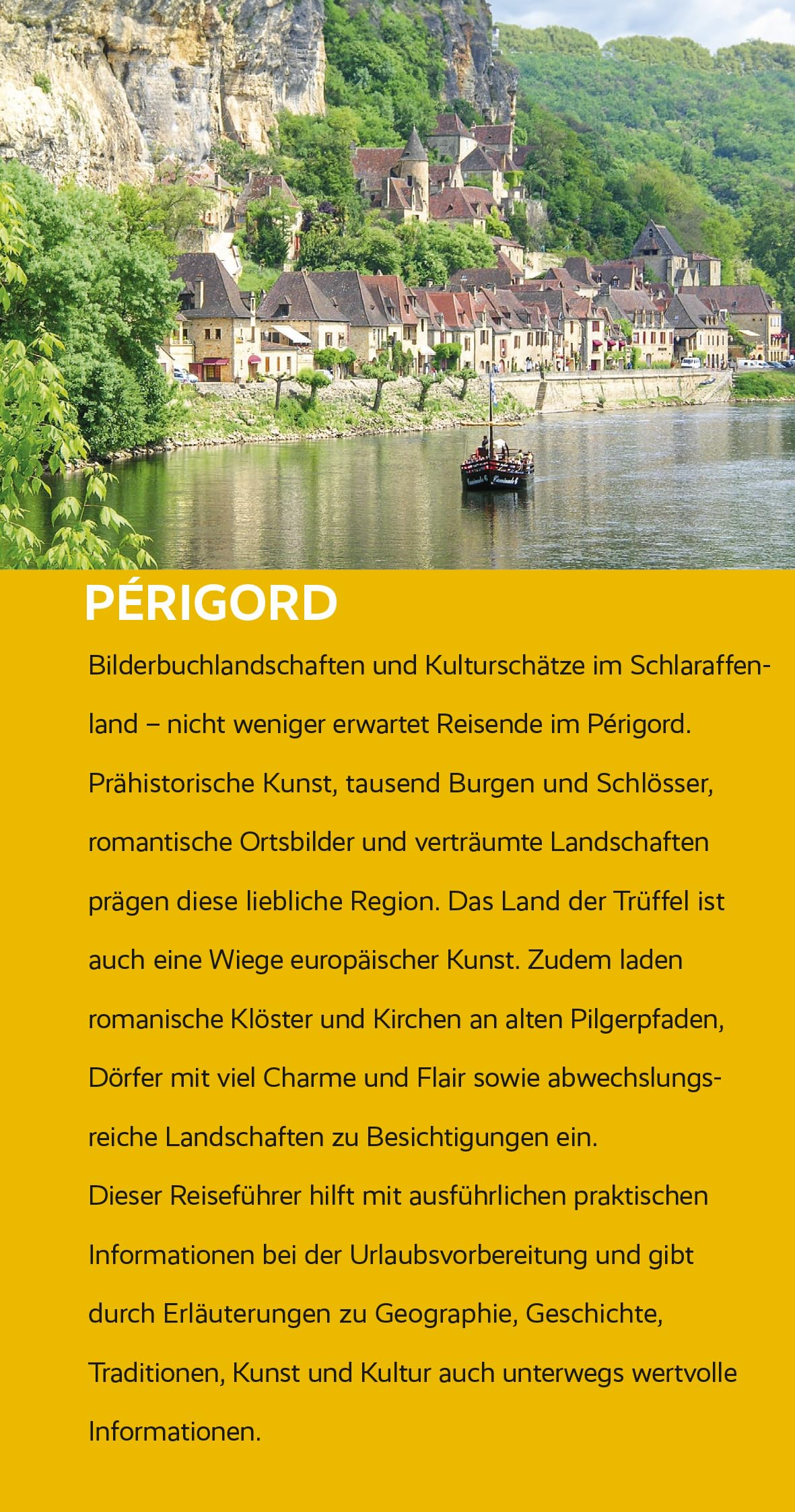 TRESCHER Reiseführer Périgord: Mit Sarlat, Périgueux, Bergerac und Tal der Dordogne