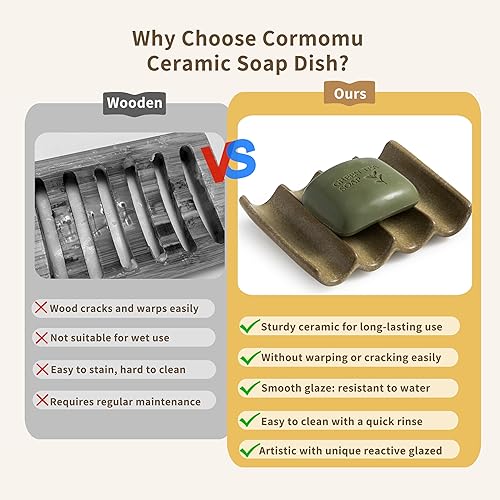 Miniatura 8 de Jabonera de esponja para ducha, protector de jabón de agua autodrenante para baño y cocina, color amarillo