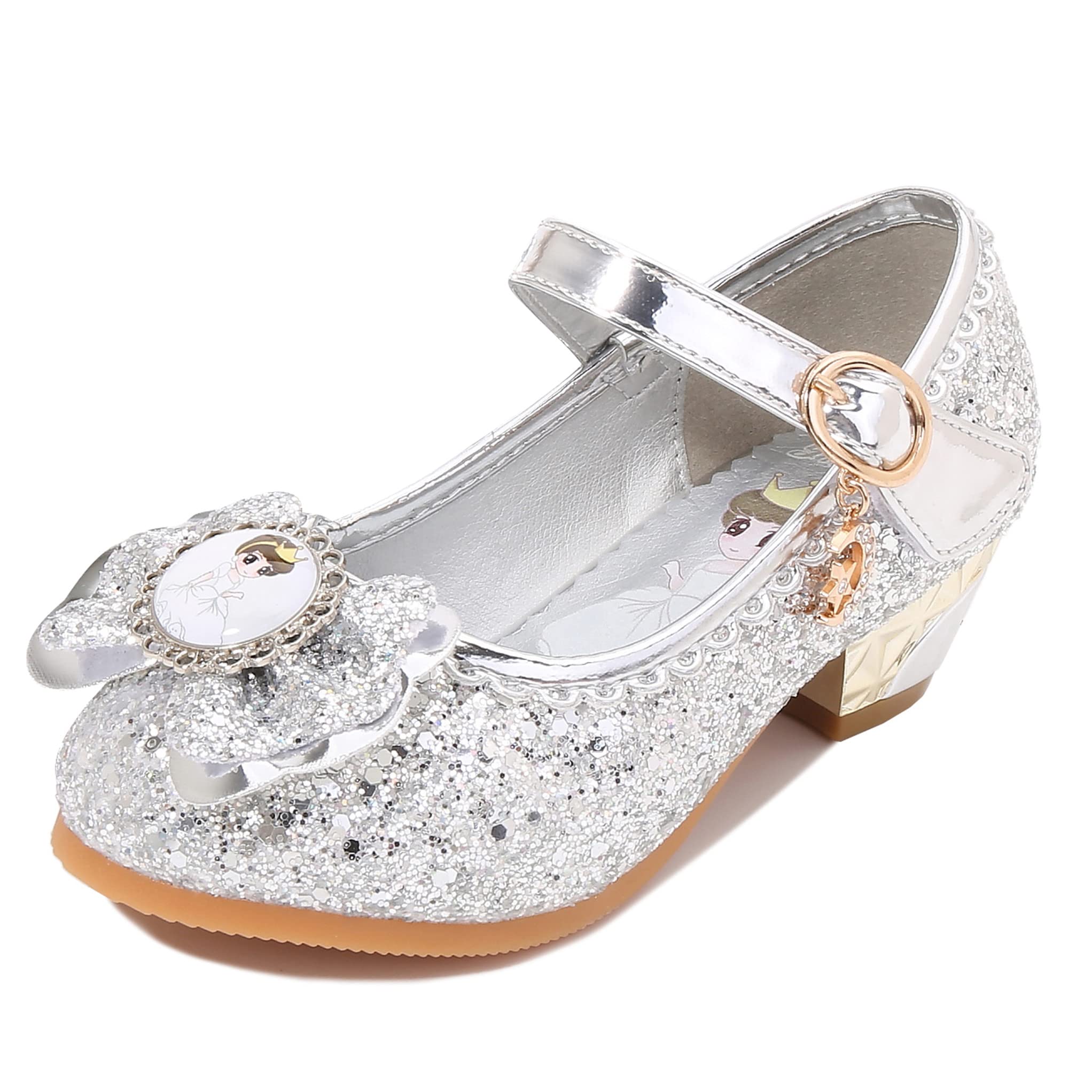 New front Principessa Scarpe Festive Scarpe col Tacco da Principessa per Bambina Buona qualità Partito Scarpe Principessa Scarpe Eleganti