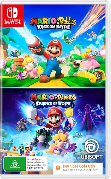 Mario + Rabbids Kingdom Battle & Sparks of Hope Bundle - Nintendo Switch Code in Box