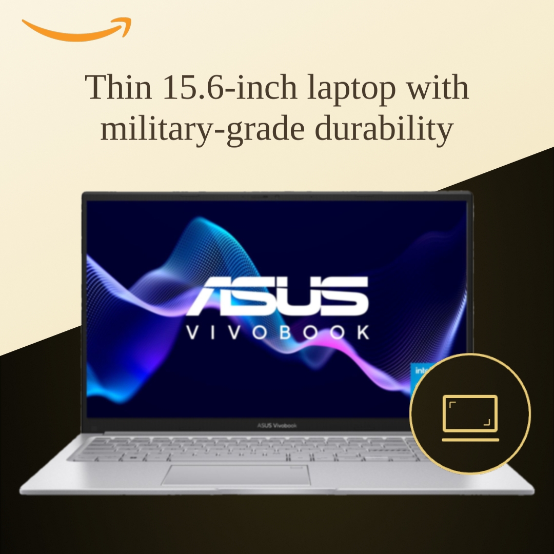 ASUS VivoBook 15 (2022), Intel Core i3-1215U, 12th Gen, 8GB RAM