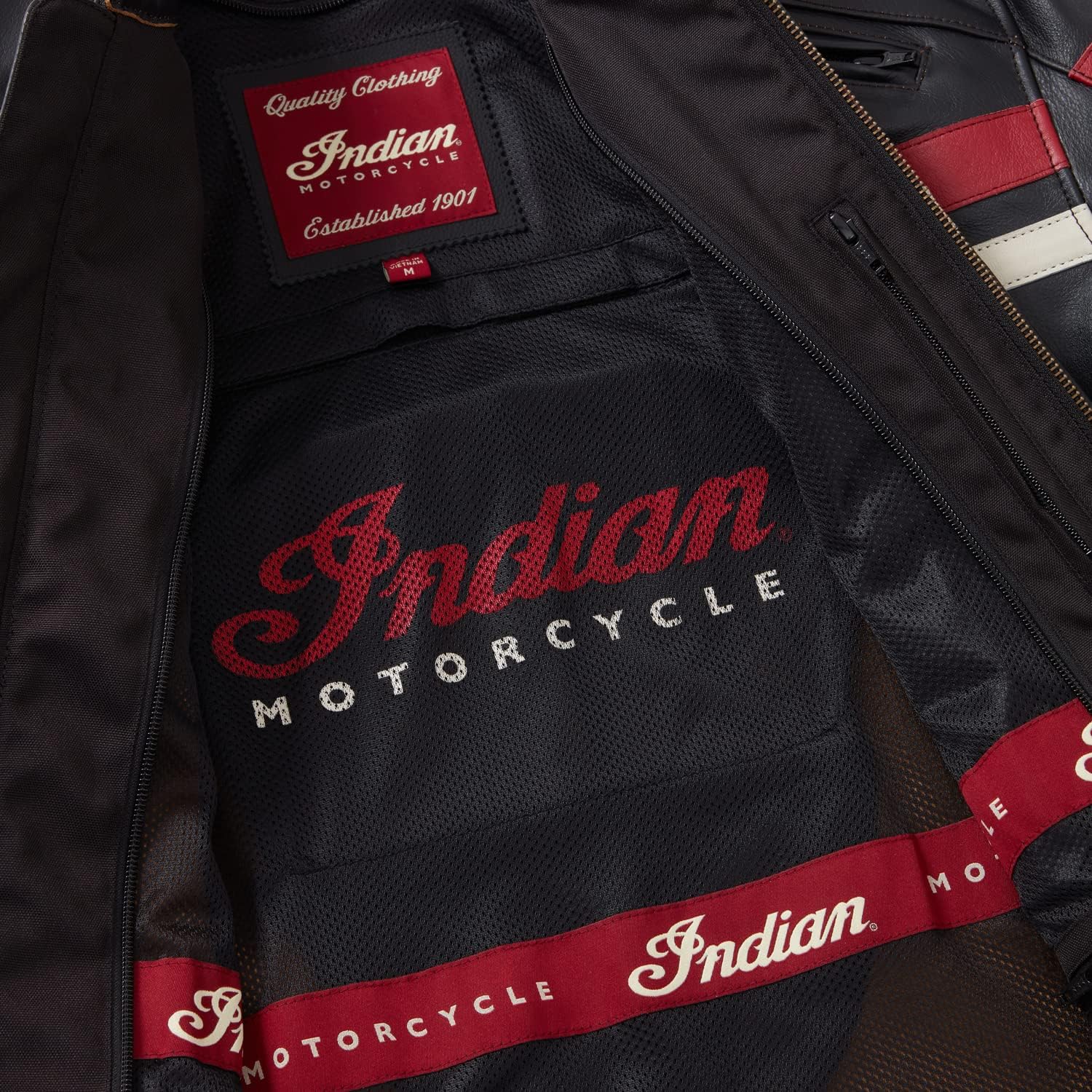 〈新品〉Indian Motorcycle 【M】革 フリーウェイ・ジャケット Men's Freeway Jacket 2, Black | Indian Motorcycle