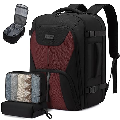 LOVEVOOK Expandable 40L Travel Laptop Backpack 3-Piece