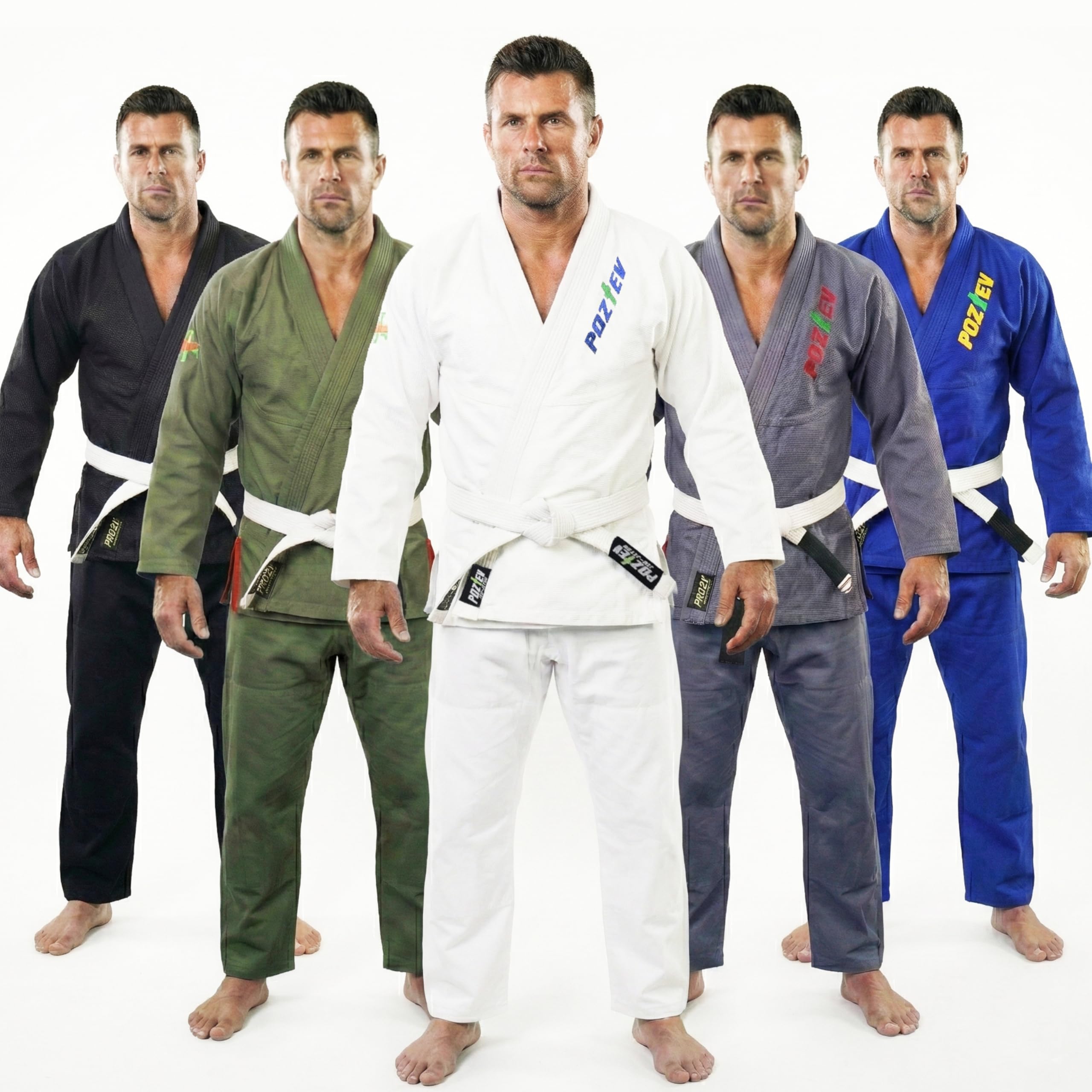 Brazilian Jiu Jitsu Gi for Men & Women BJJ Gi Grappling Kimonos Preshrunk Lightweight Fabric Martial Arts Uniform