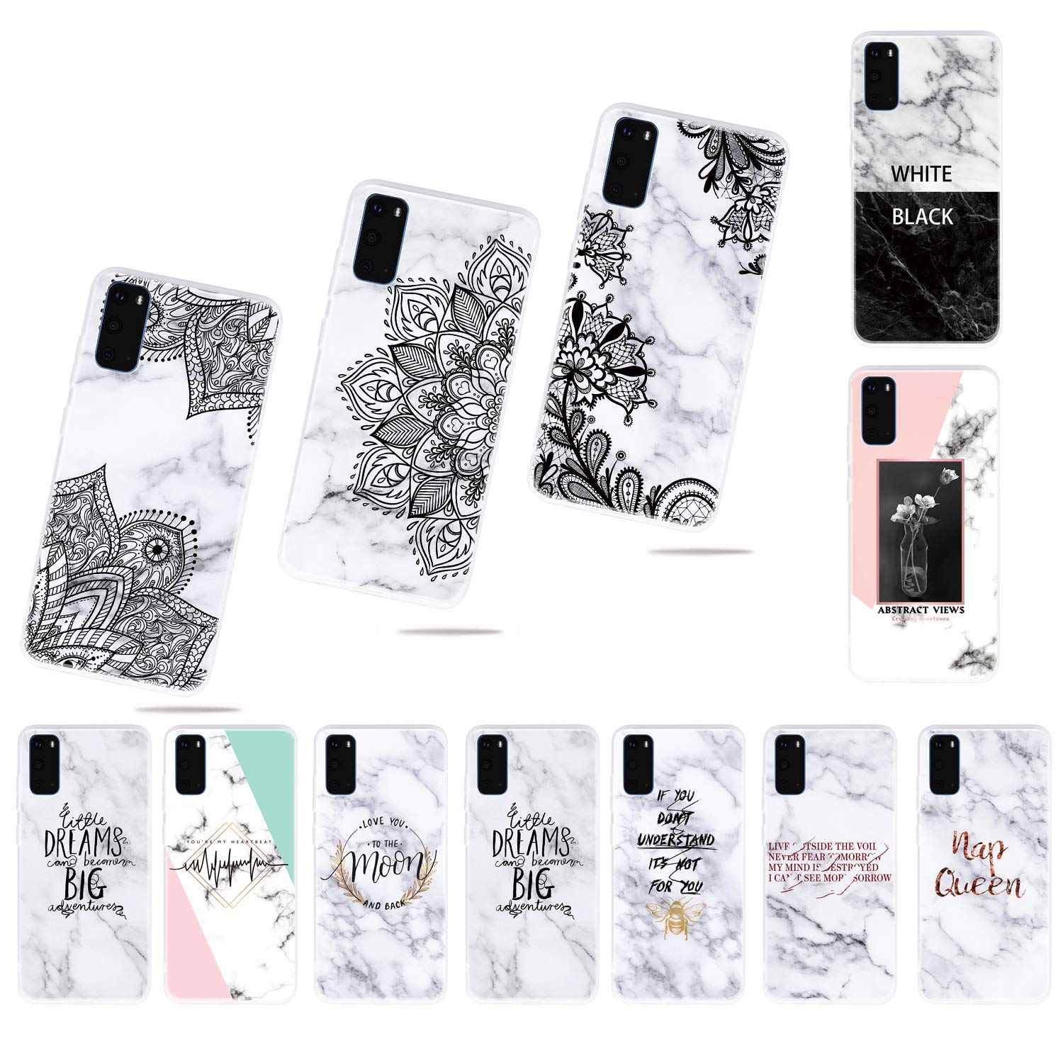 Cover per OPPO A72 4G, Case per Antiurto in TPU, Clip Posteriore