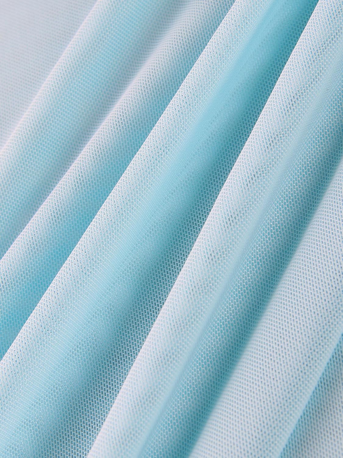 EDOLYNSA 3 Piece Bikini Sets for Women Sexy Triangle Swimsuit O-Ring Bathing Suit Cover Up Long Skirt Beachwear Resort Outfit - Image 5