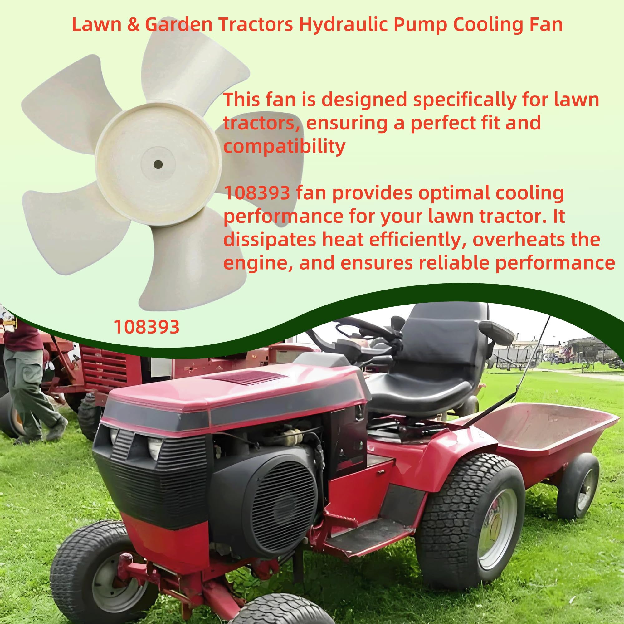 Amazon.com: Dgdhf Replacement Hydraulic Pump Cooling Fan 108393