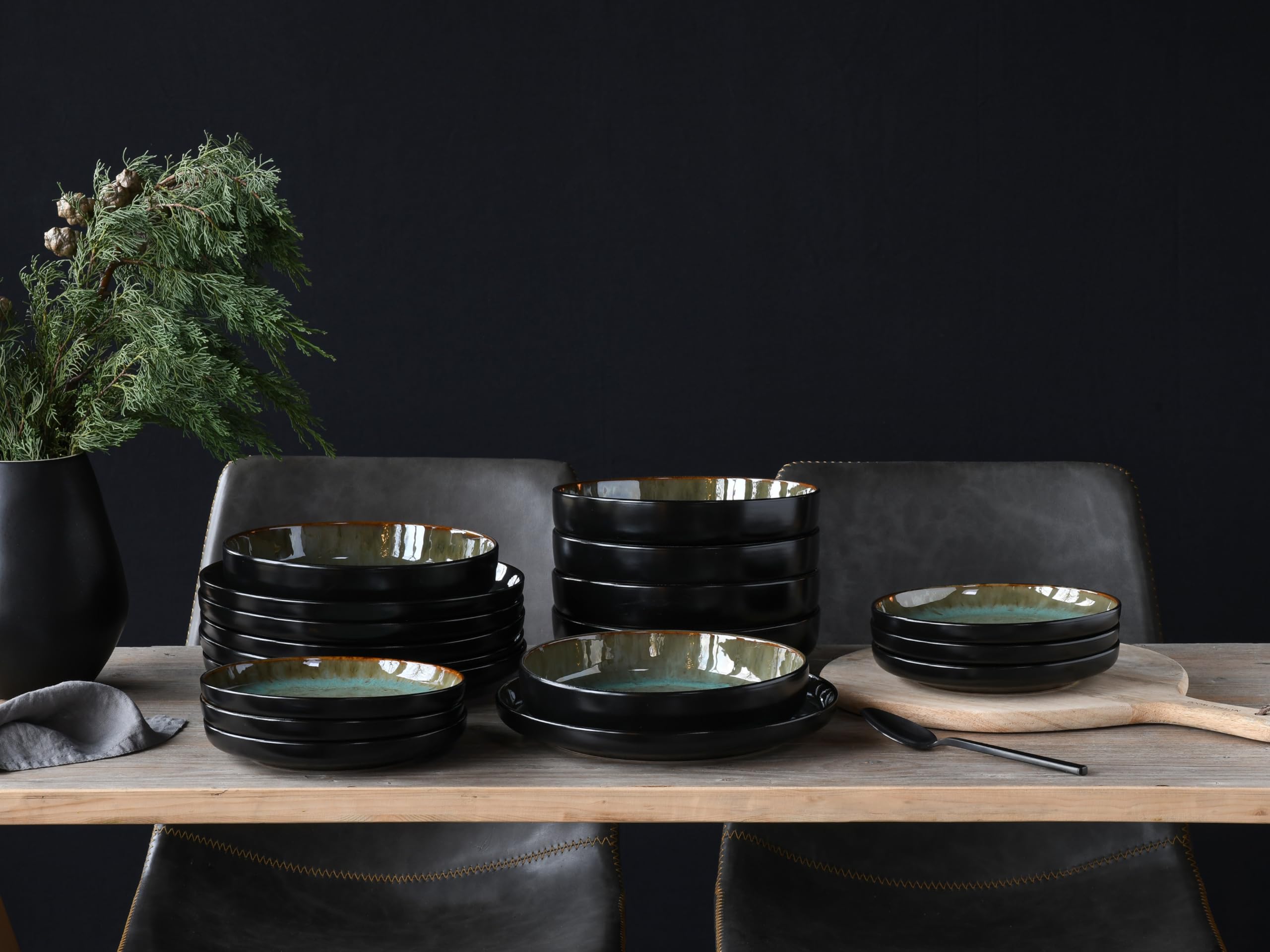 Serviesset 18-delig Oleada Mint | Stijlvolle serviesset - Kookwinkel Kitchen&More