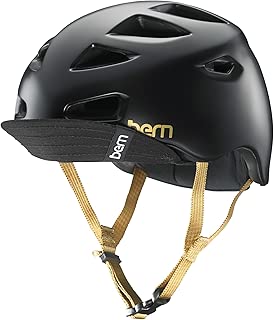 Bern 2016 Women's Melrose Summer Bike Helmet w/ Visor (Satin Black, XS/S) - coolthings.us