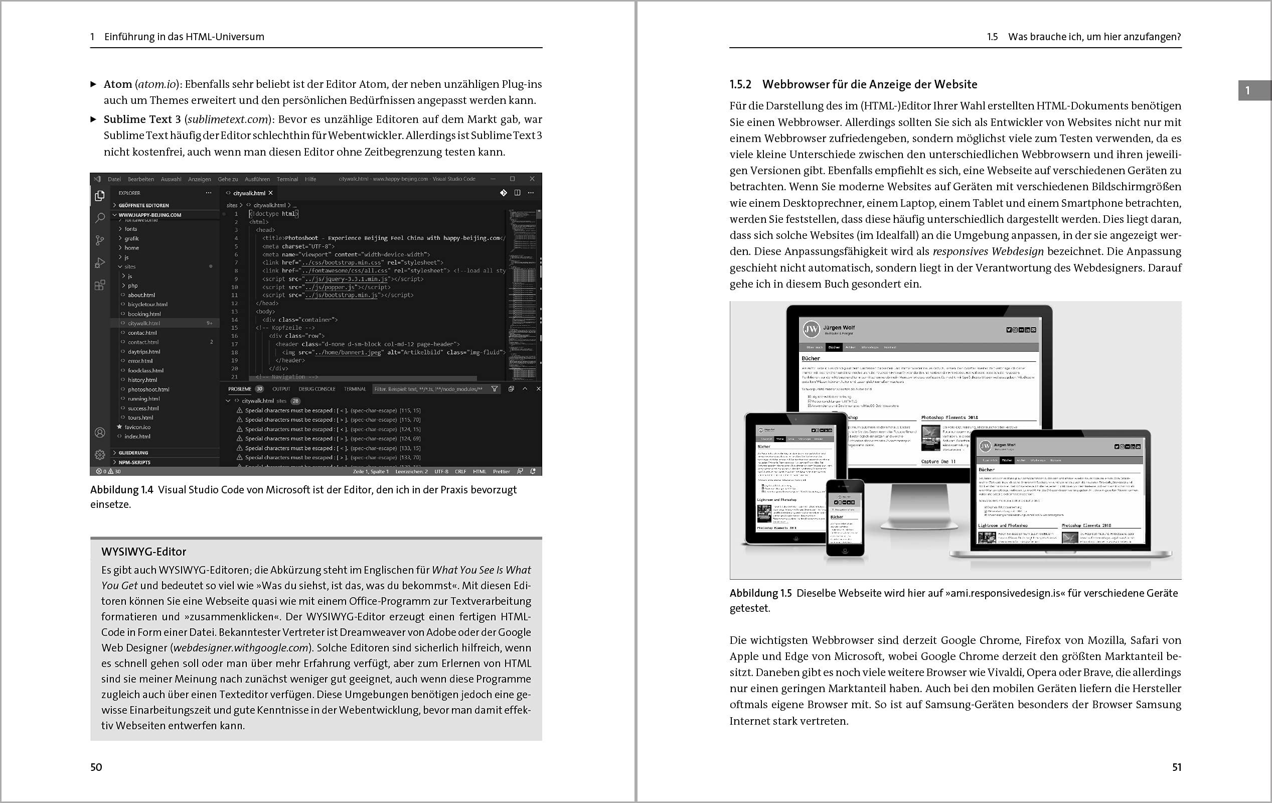 HTML und CSS: Das umfassende Handbuch zum Lernen und Nachschlagen. Inkl. JavaScript, Bootstrap, Responsive Webdesign u. v. m.